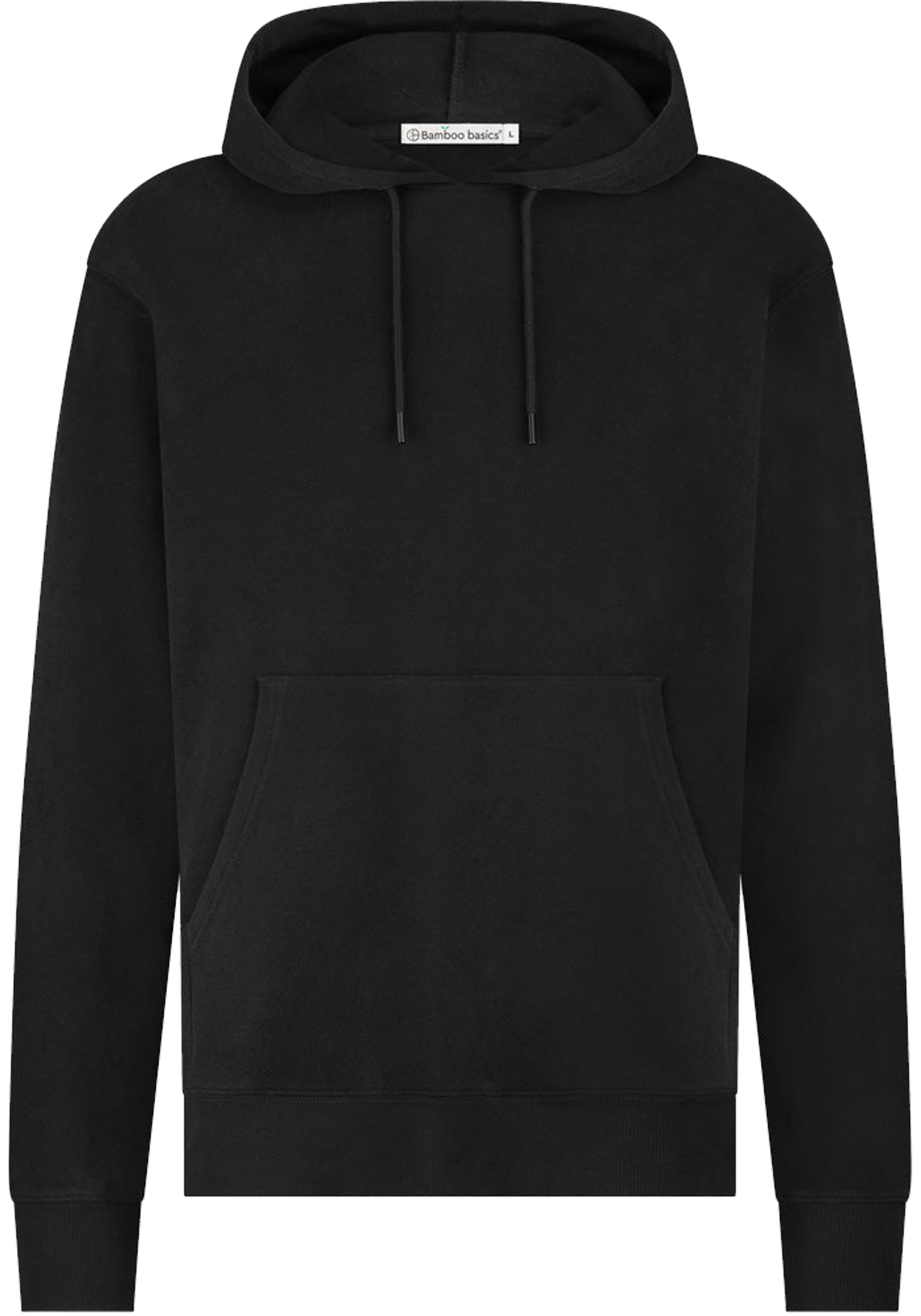 Bamboo Basics Boas hoodie, heren hoodie, zwart