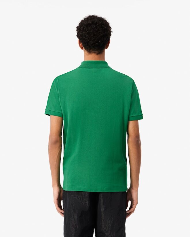 Lacoste Classic Fit polo, fluoriet groen
