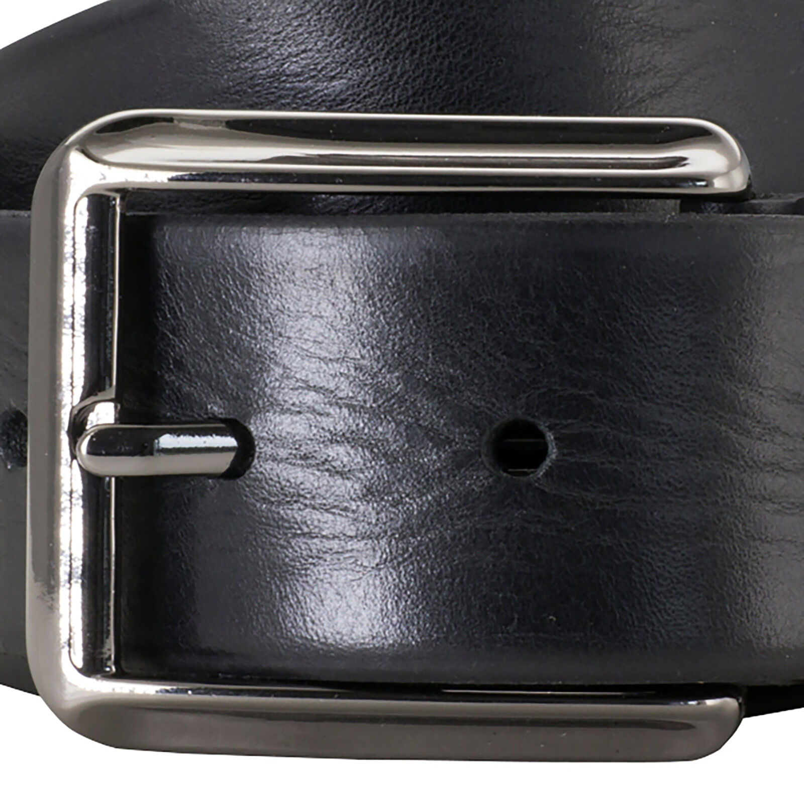 LINDENMANN leren heren riem, zwart