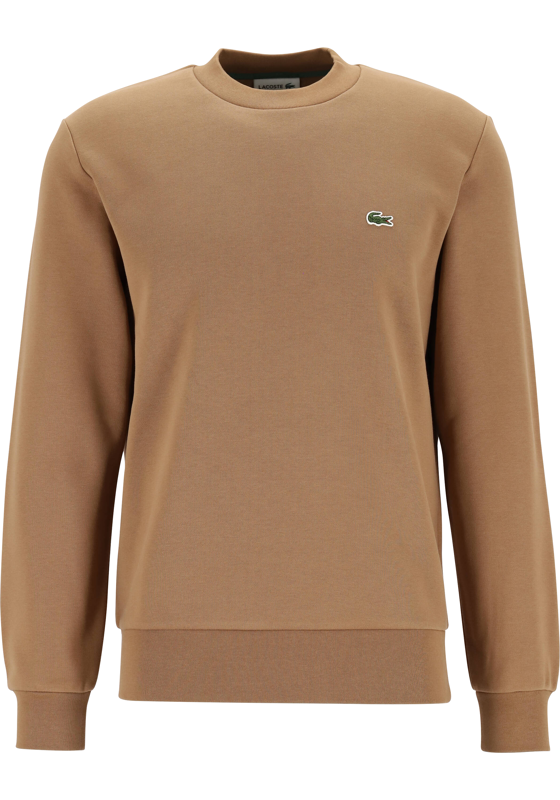 Lacoste heren sweatshirt, lichtbruin, Cookie Lacoste heren sweatshirt, lichtbruin, Cookie