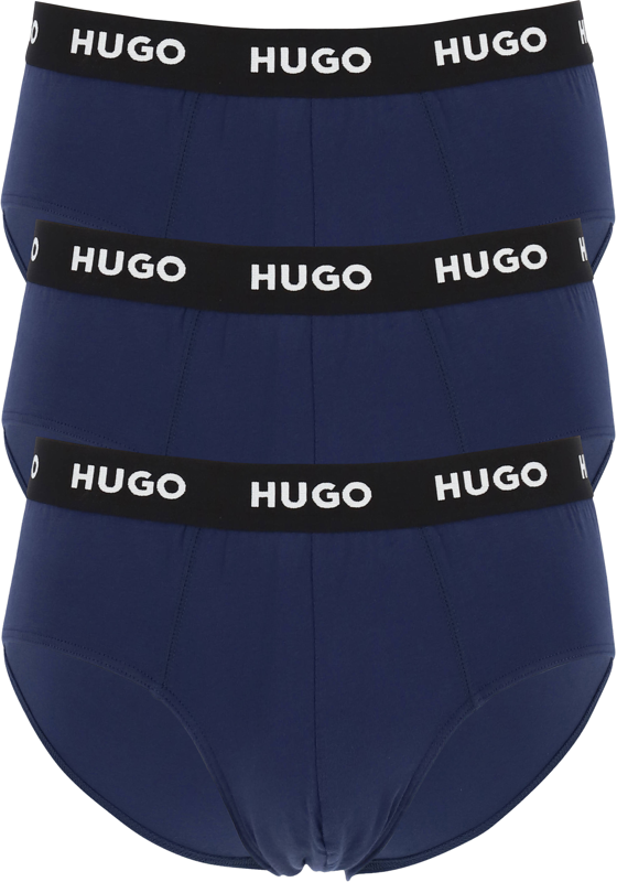 HUGO hipster briefs (3-pack), heren slips, blauw HUGO hipster briefs (3-pack), heren slips, blauw