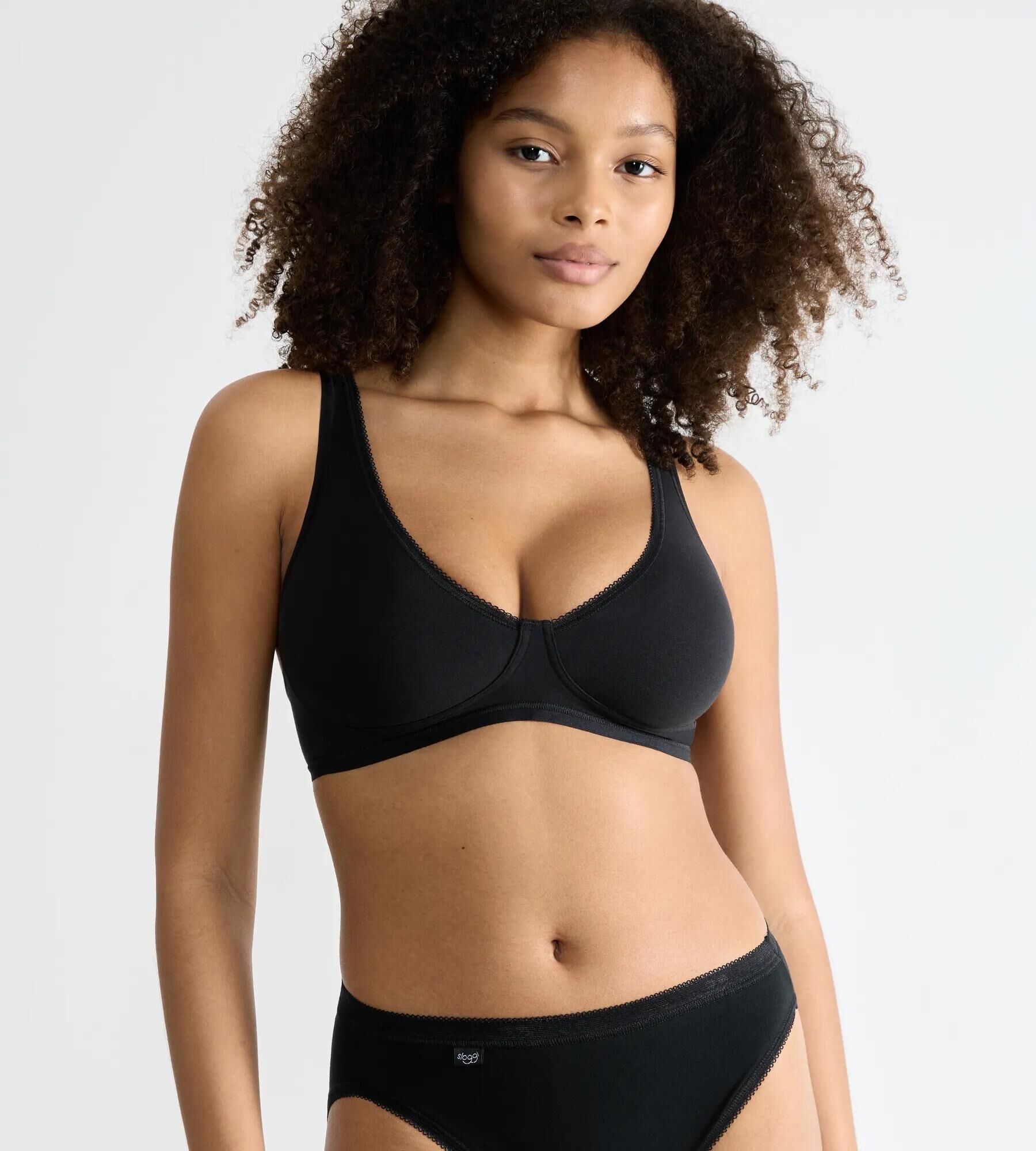 Sloggi Women Basic+ Soft Bra, BH, zwart
