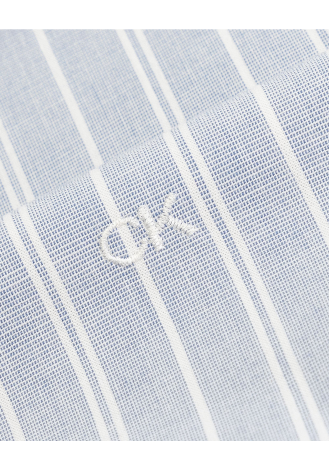 image_4_K10K112677C41_D2_C4161wid2000amphei2000ampop_usm1710 Calvin Klein slim fit overhemd, Chambray Stripe Slim Shirt, lichtblauw gestreept