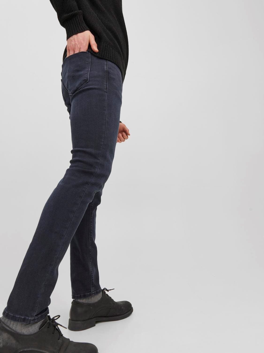 JACK & JONES Glenn Felix loose fit, heren jeans, denimblauw
