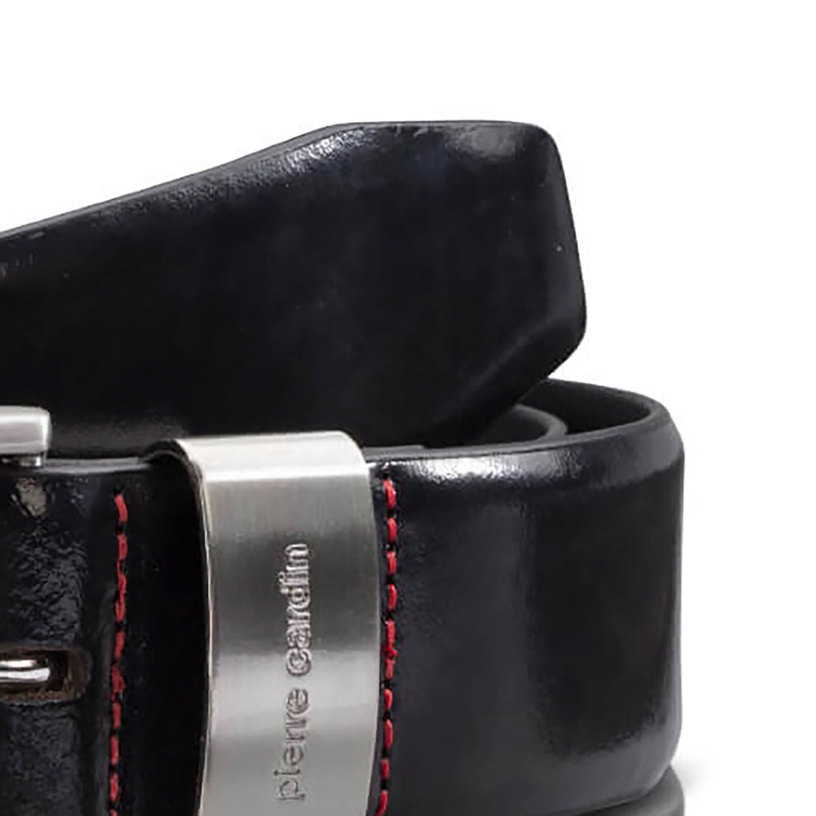 PIERRE CARDIN leren heren riem, zwart