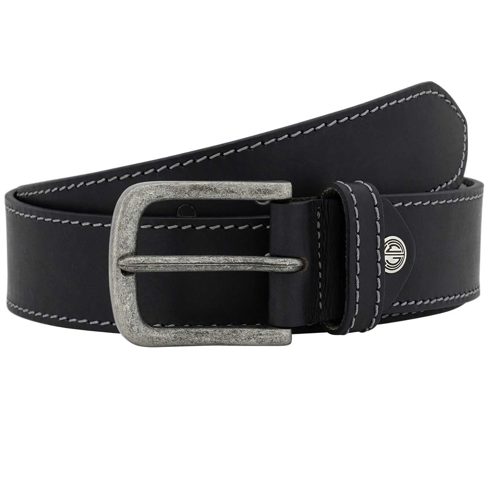 LINDENMANN leren heren riem, zwart