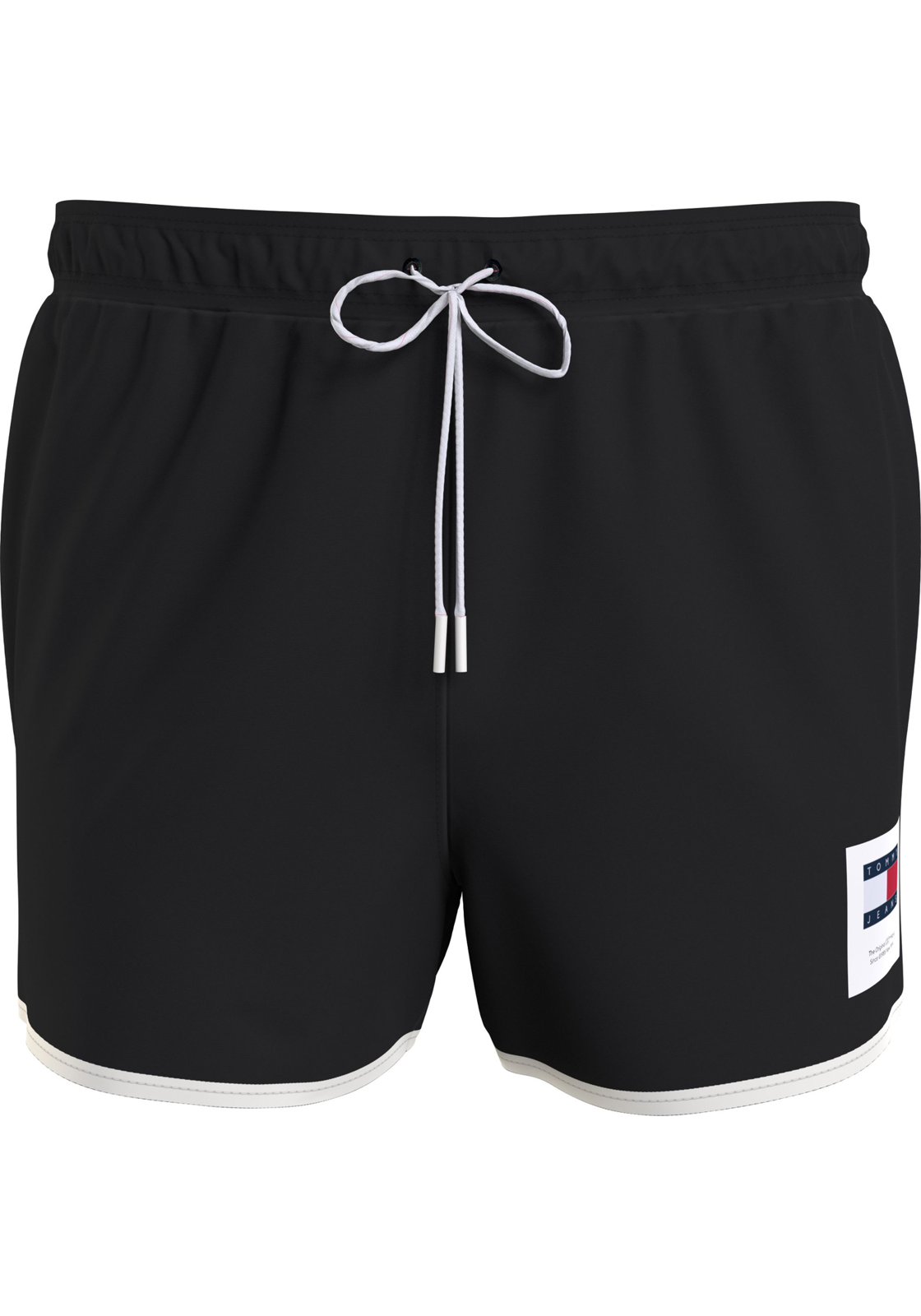 UM0UM03256BDS_HR Tommy Hilfiger Medium Runner swimshort, heren zwembroek, zwart