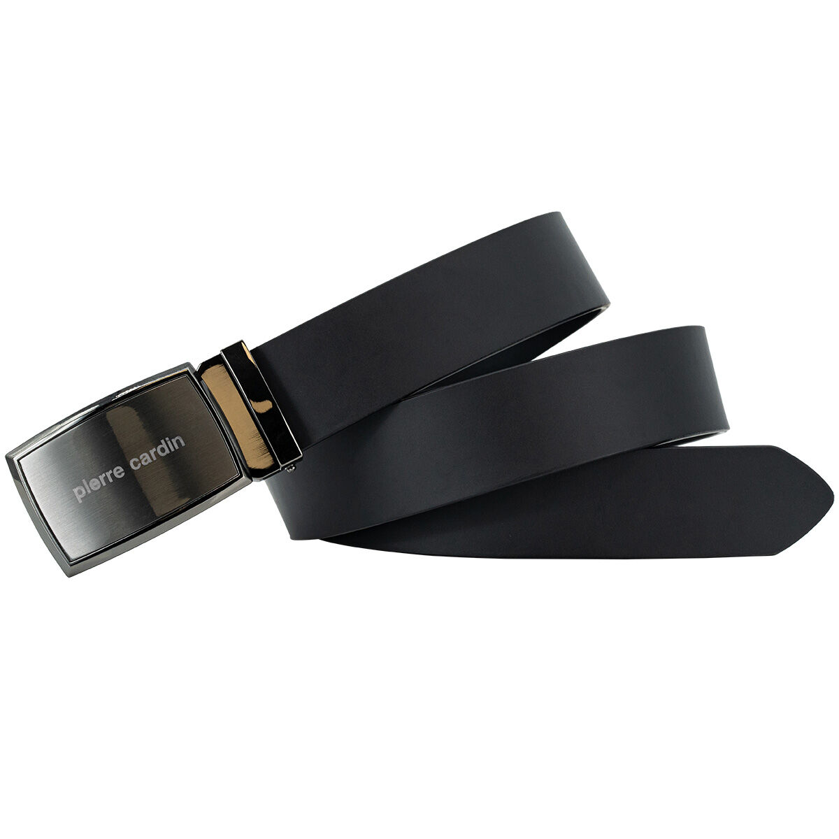 PIERRE CARDIN leren heren riem, zwart