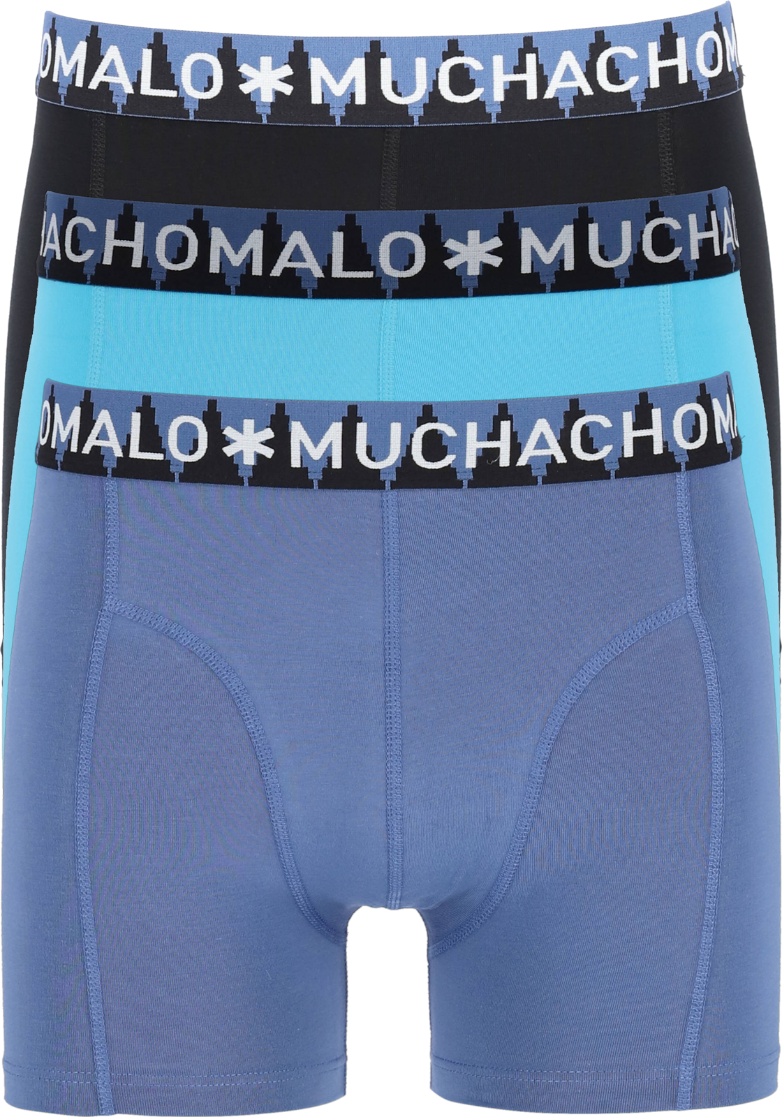 1-8720594042225-muchachomalo-MM_SOLID1010472_BX_3P_zwart_4foto_HR Muchachomalo heren boxershorts (3-pack), heren boxers normale lengte Solid, zwart, turquoise, blauw