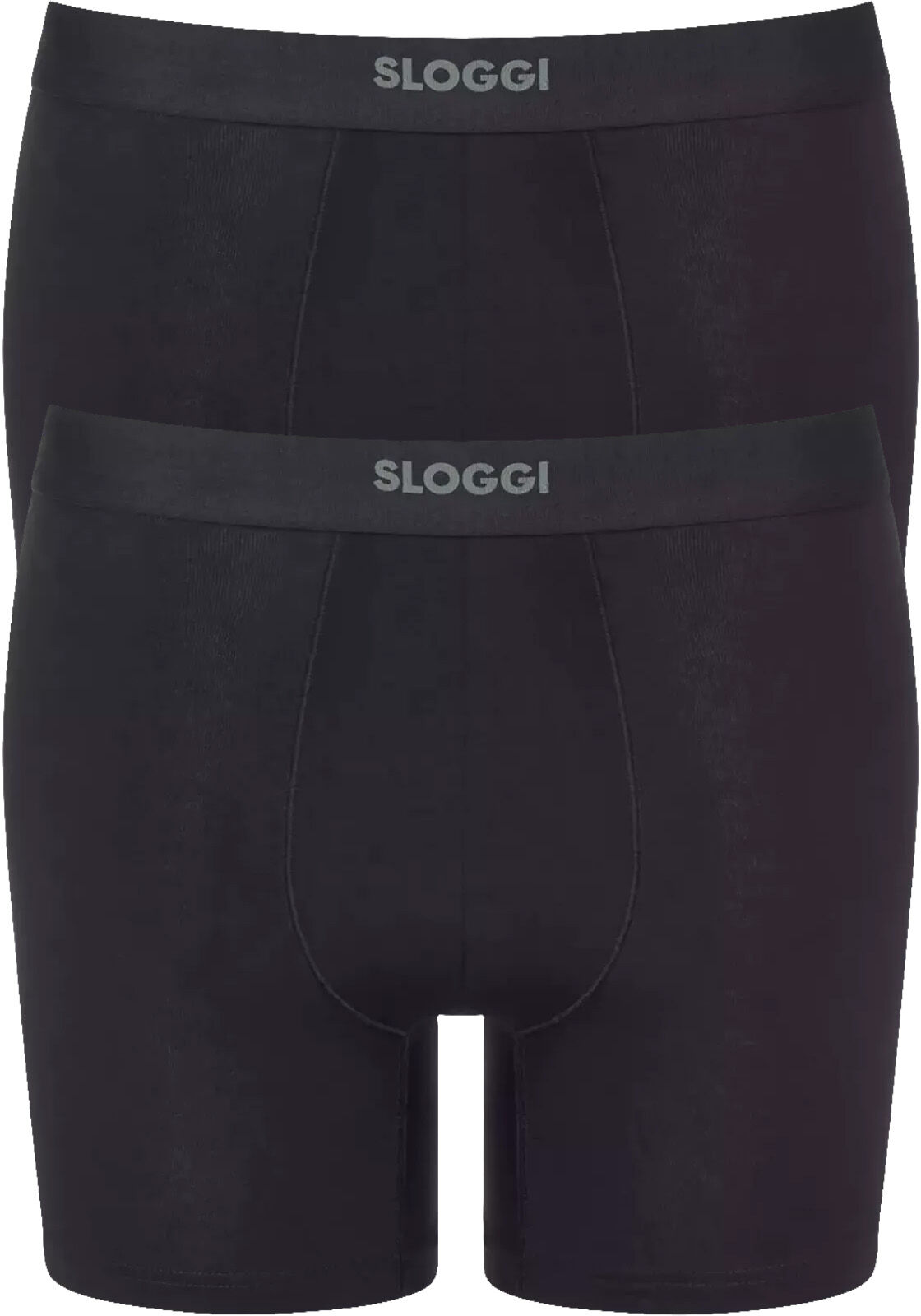 Sloggi Men EVER Ease Short, heren boxershort korte pijp (2-pack), zwart
