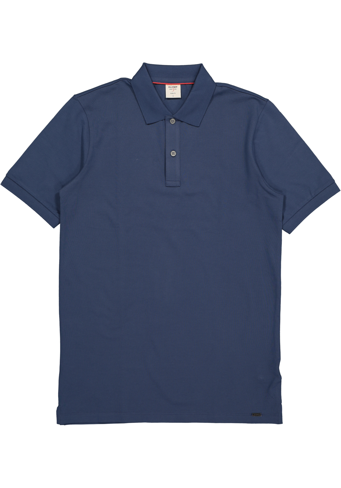 2-4053887472916_olymp_polo_HR OLYMP Level 5 body fit poloshirt, stretch, rookblauw