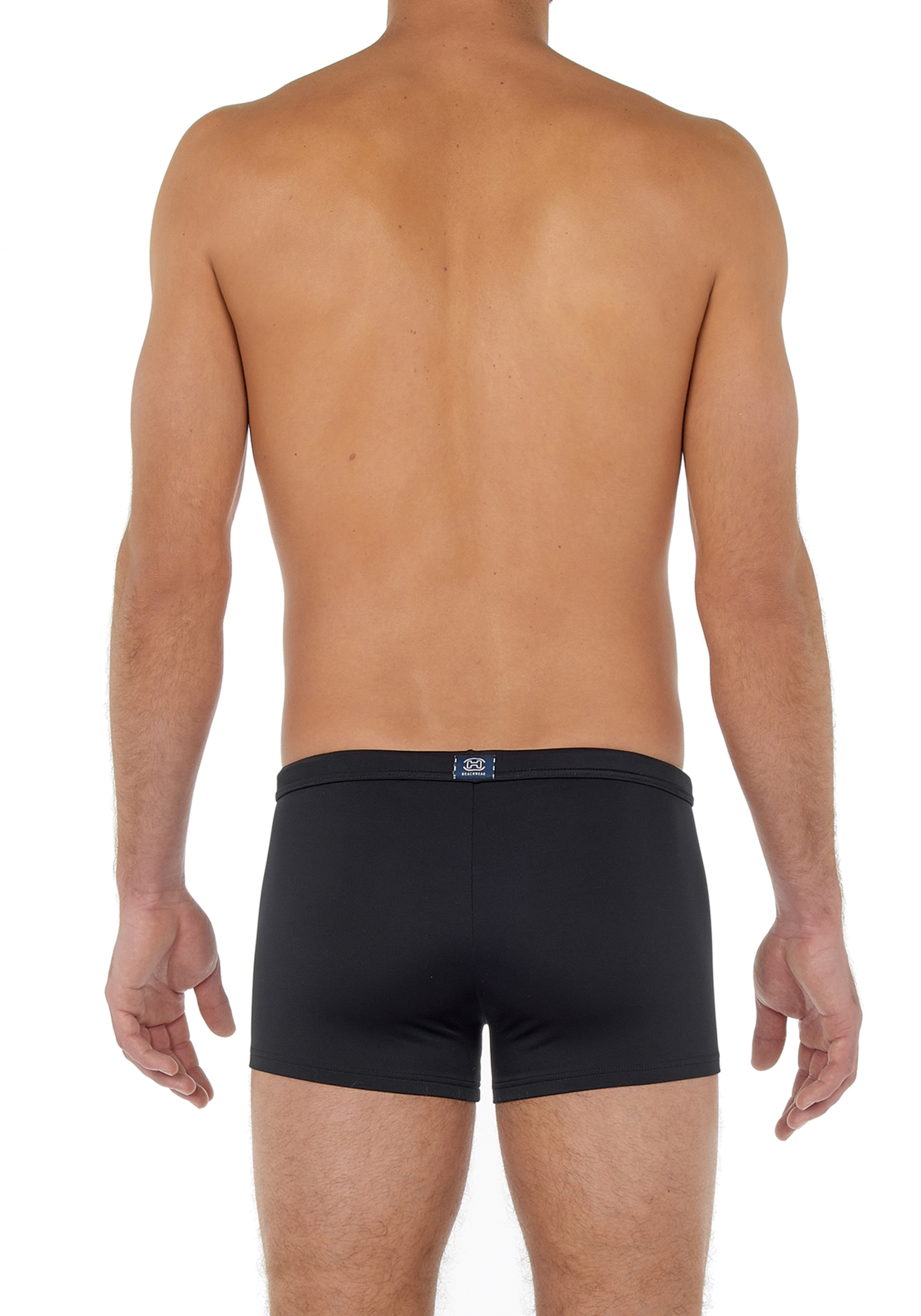 HOM Sea life swim shorts, heren zwembroek, zwart HOM Sea life swim shorts, heren zwembroek, zwart