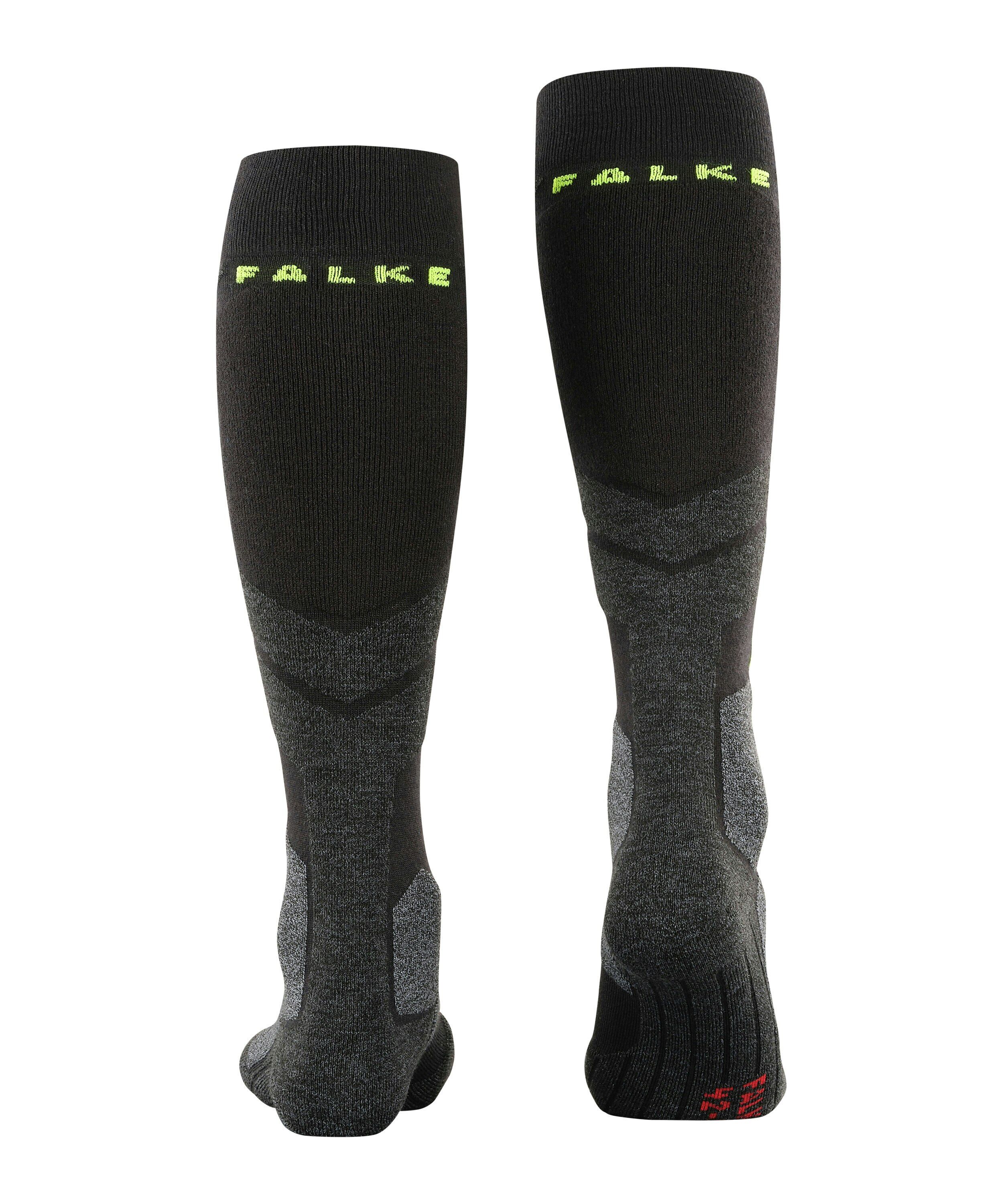 FALKE SB2 unisex Snowboard kniekousen, zwart (black-mix)