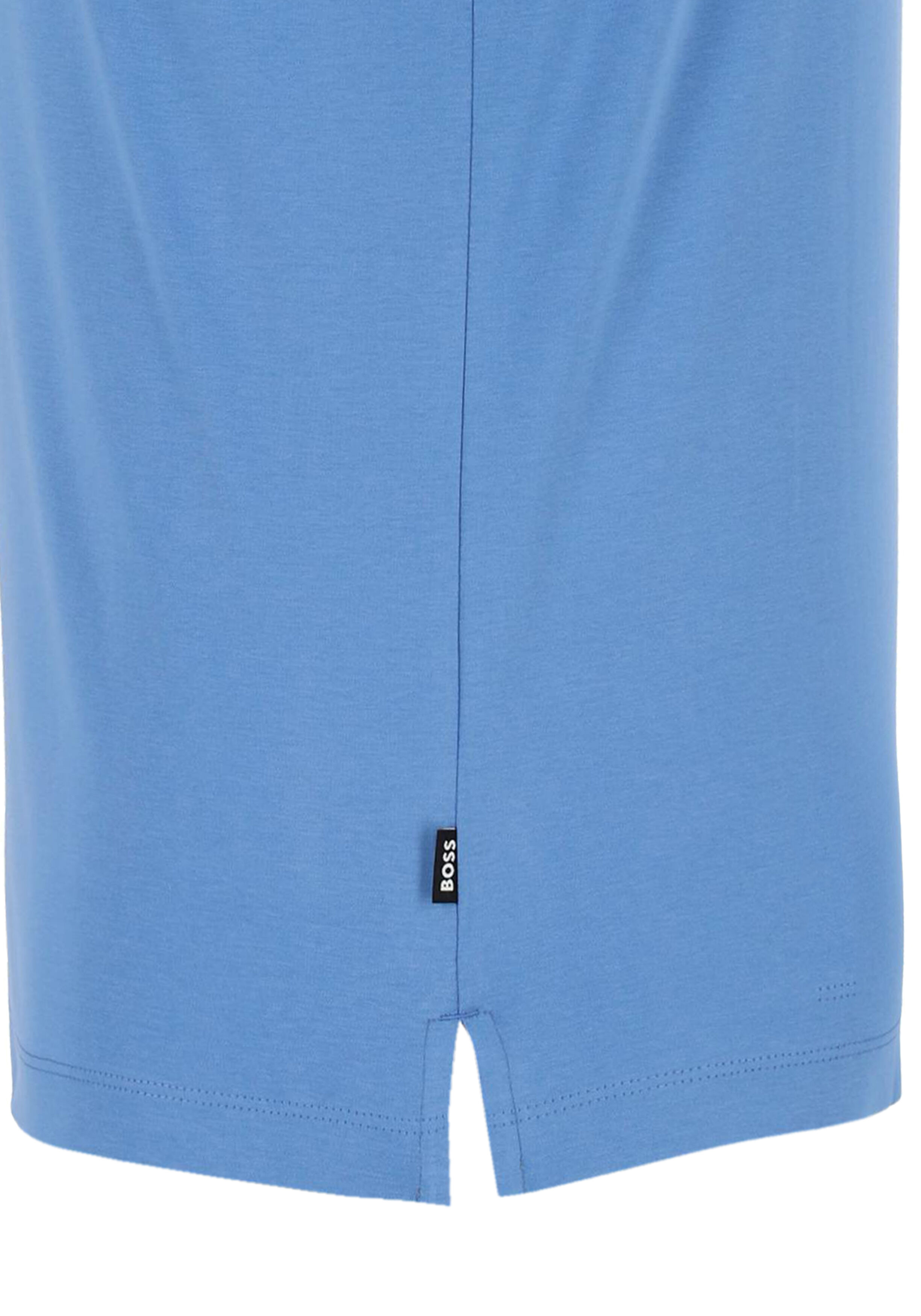 BOSS Phillipson slim fit heren polo, pique, kobalt blauw