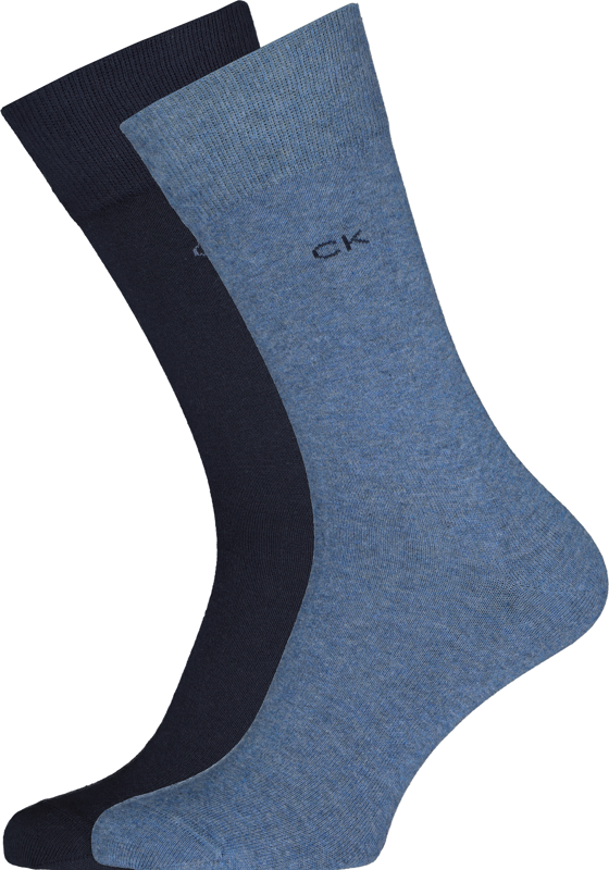 Calvin Klein herensokken Carter (2-pack), licht en donker denim Calvin Klein herensokken Carter (2-pack), licht en donker denim