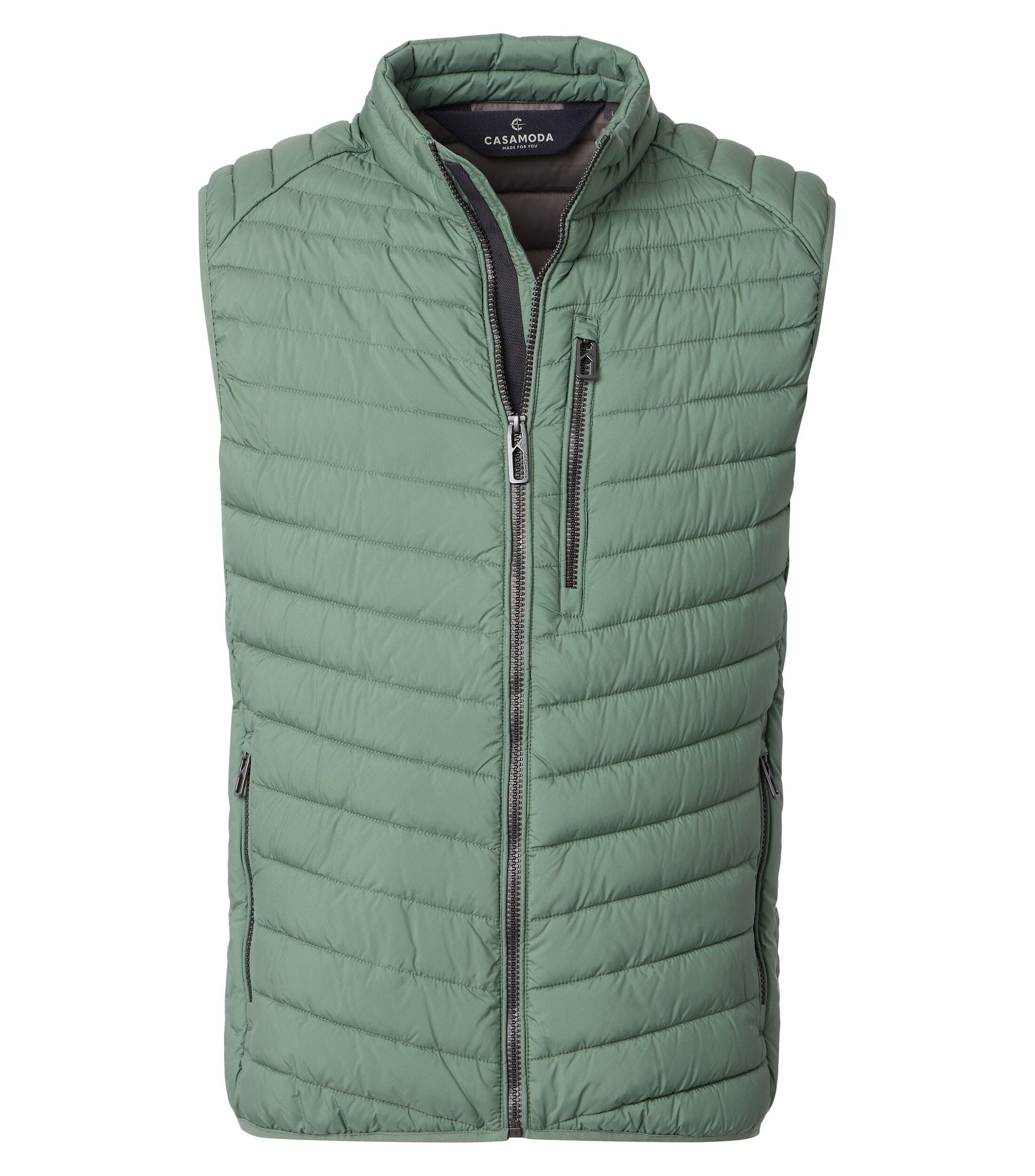 CASA MODA comfort fit bodywarmer, groen
