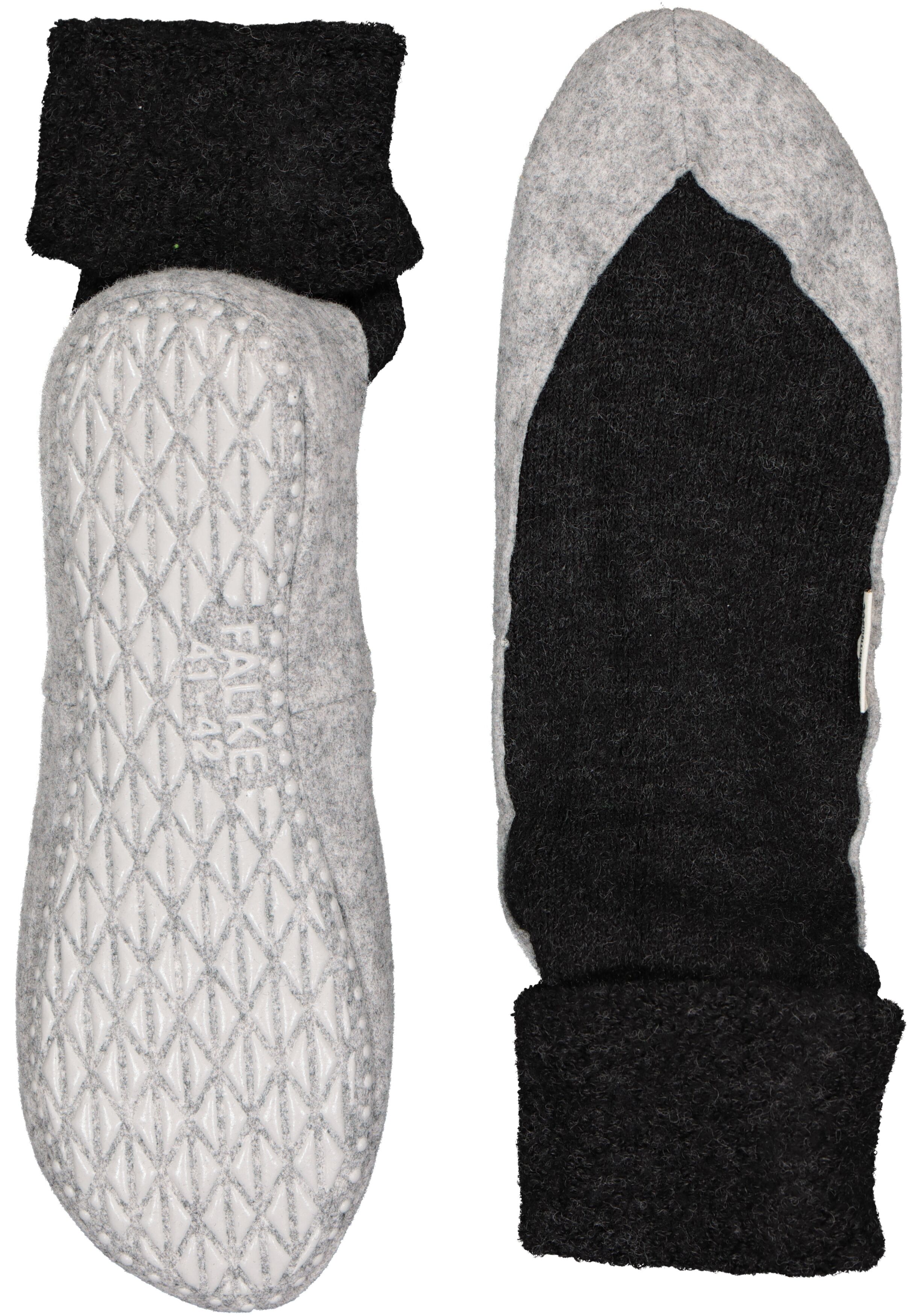 FALKE Cosyshoe dames huissokken, antraciet (anthracite melange)