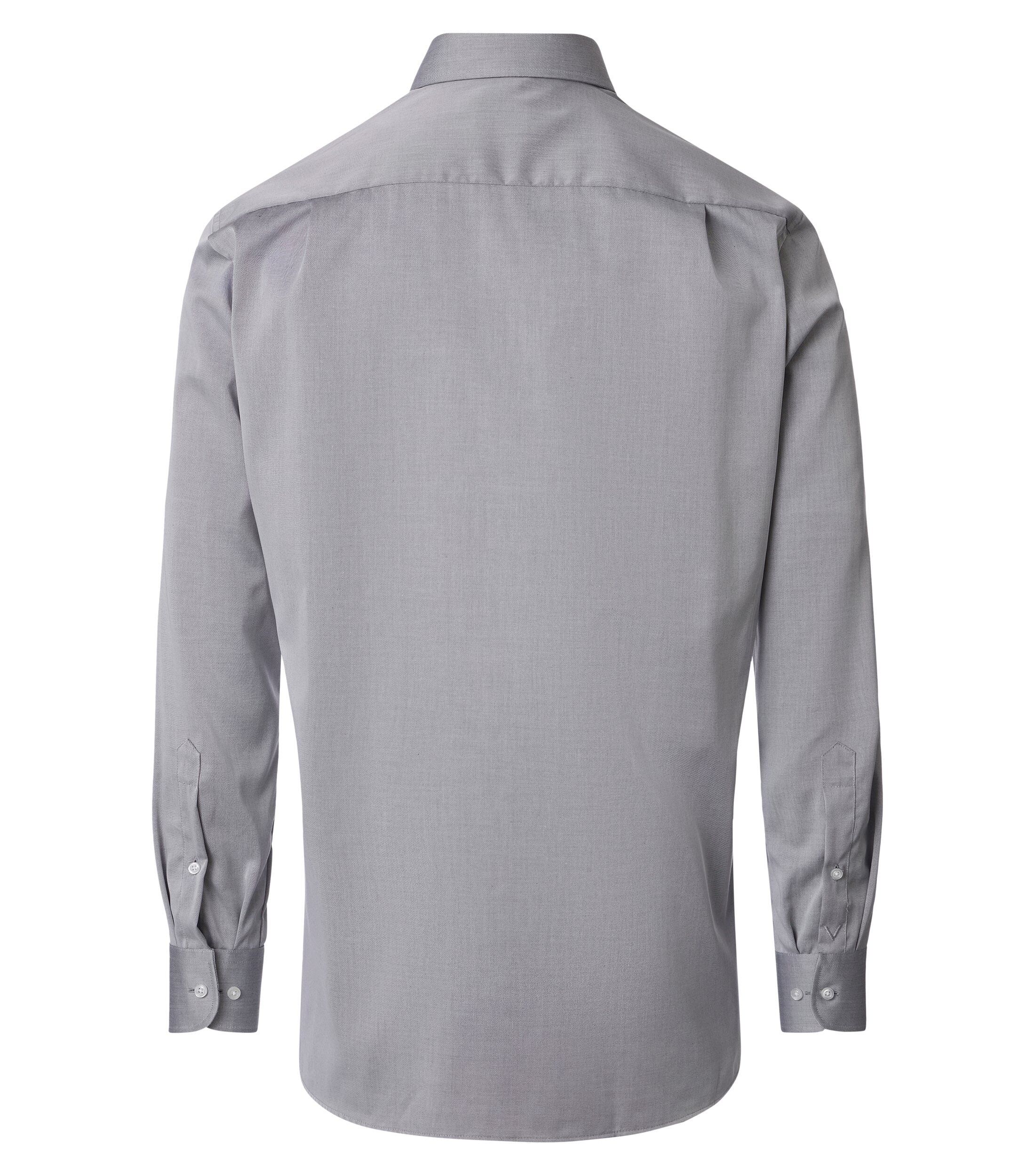 VENTI modern fit overhemd, twill, grijs