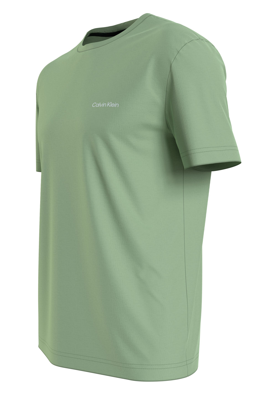 image_5_K10K109894LJ4_D2_C4161wid2000amphei2000ampop_usm1710 Calvin Klein Micro Logo Interlock T-shirt, heren T-shirt korte mouw O-hals, groen