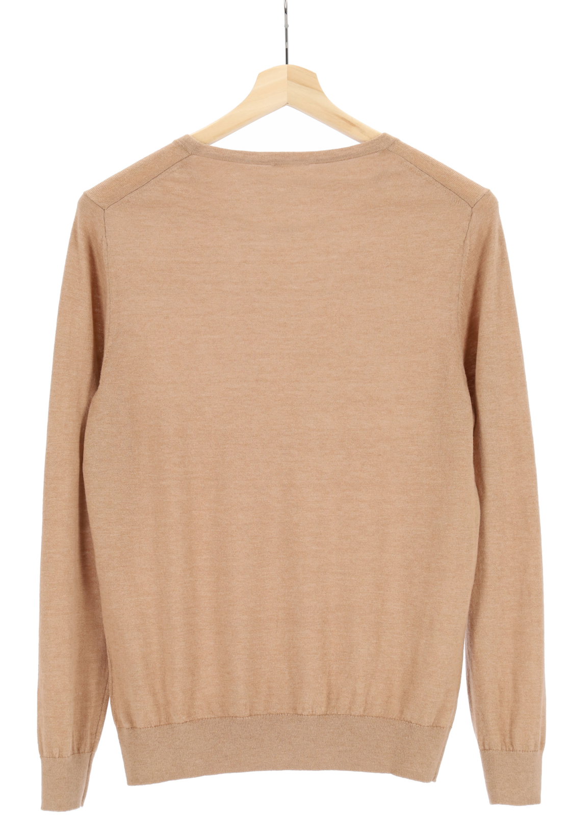 7-4063402293766-olymp-OLYMP-TR-bruin-01511157-hanger_HR OLYMP Level 5 body fit trui wol met zijde, O-hals, camel