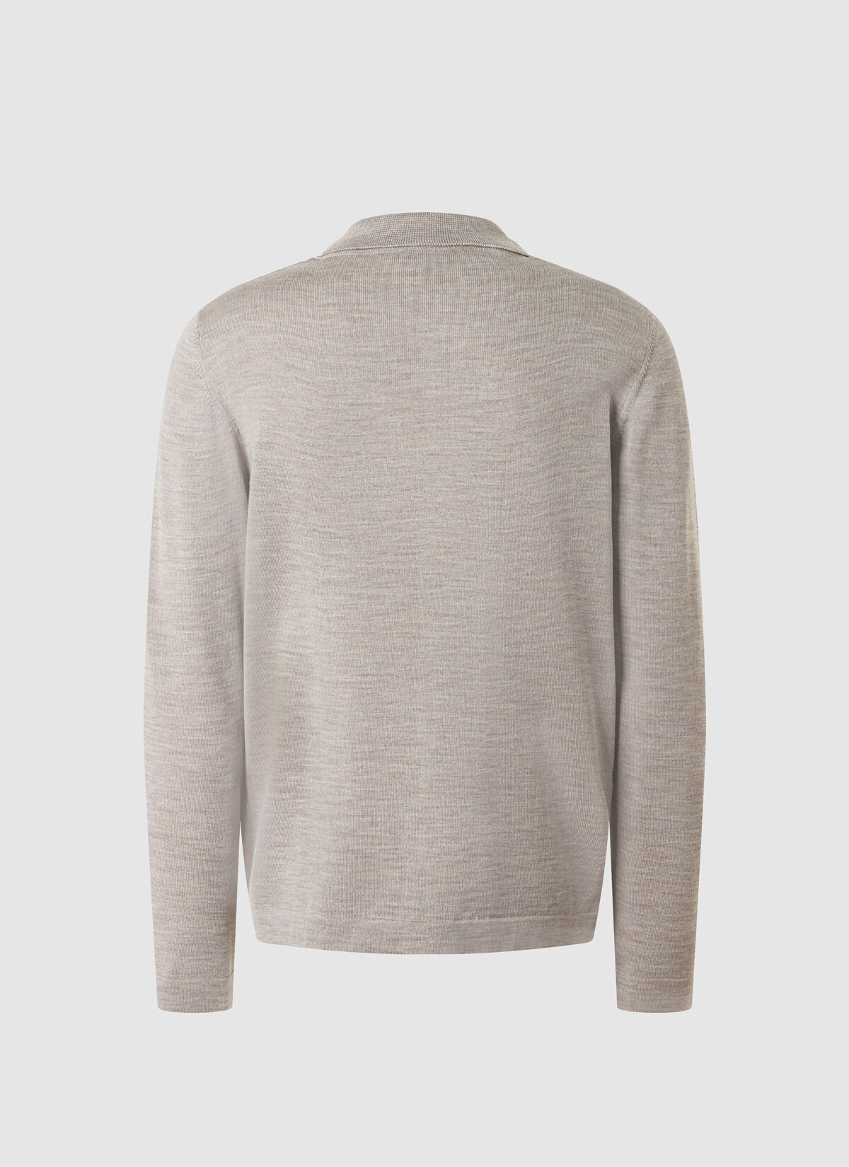 MAERZ Regular Fit heren vest met rits wol, beige