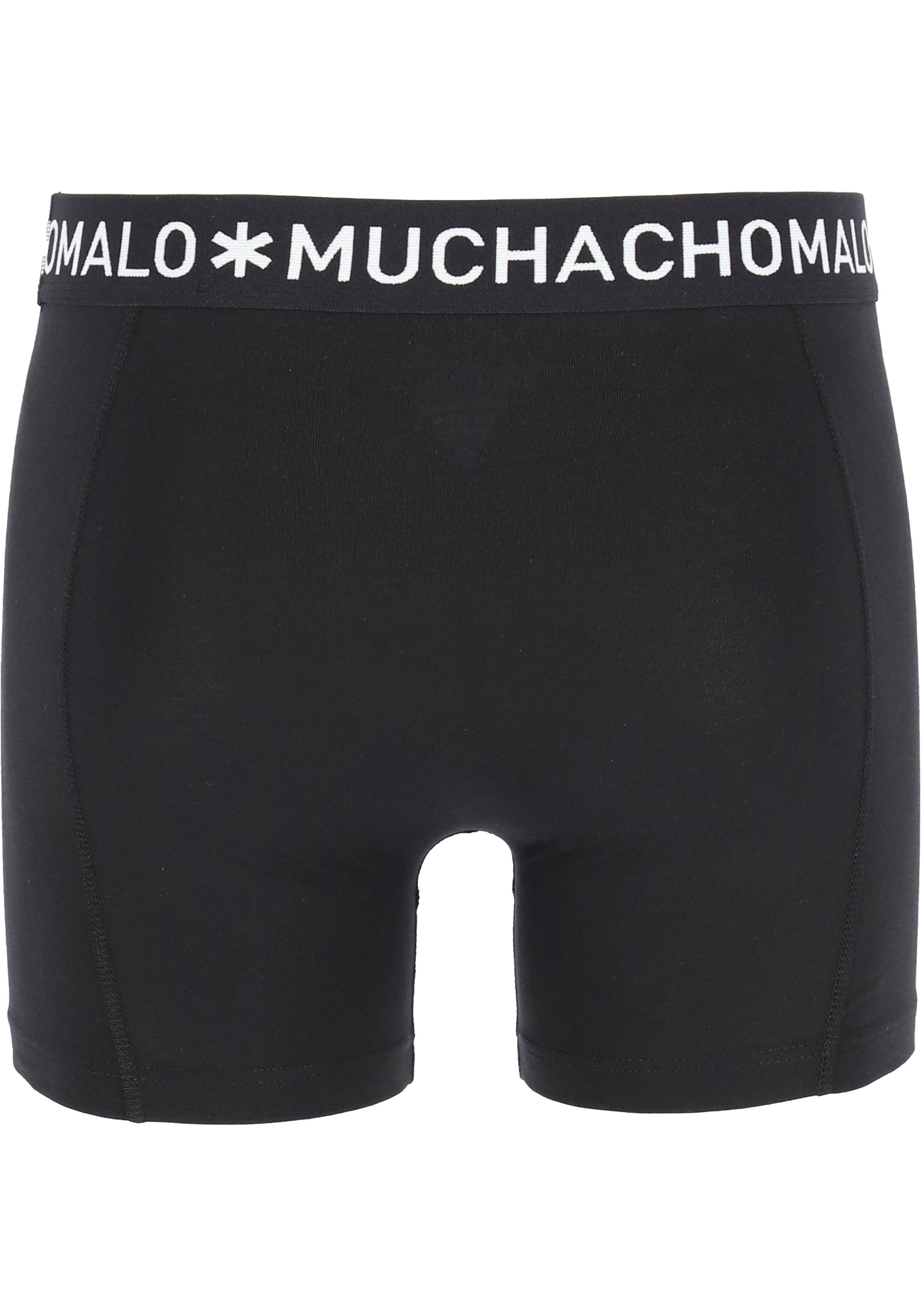 Muchachomalo boxershorts (2-pack), heren boxers normale lengte, zwart