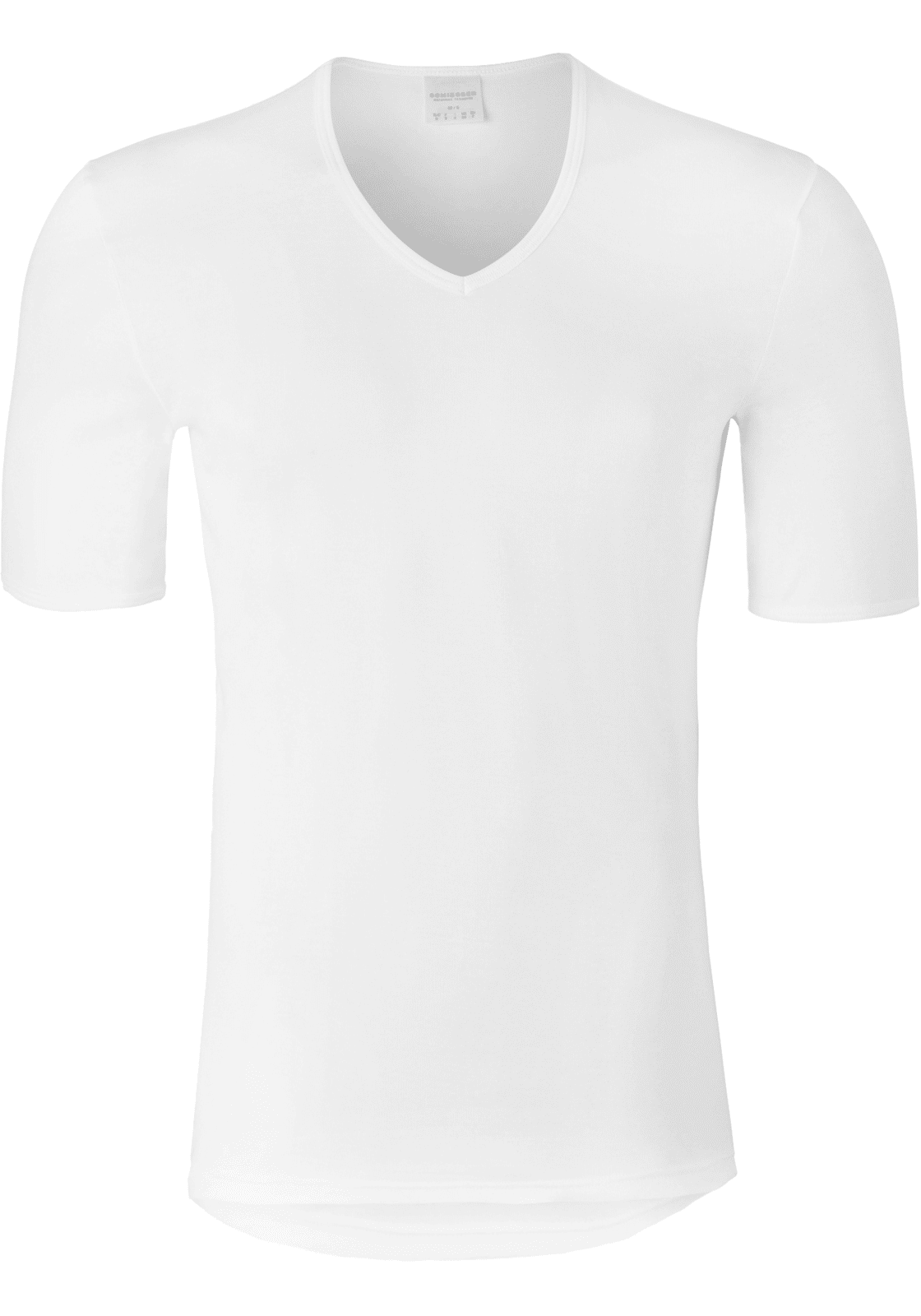 005123-100 SCHIESSER Original Feinripp T-shirt (1-pack), V-hals, wit