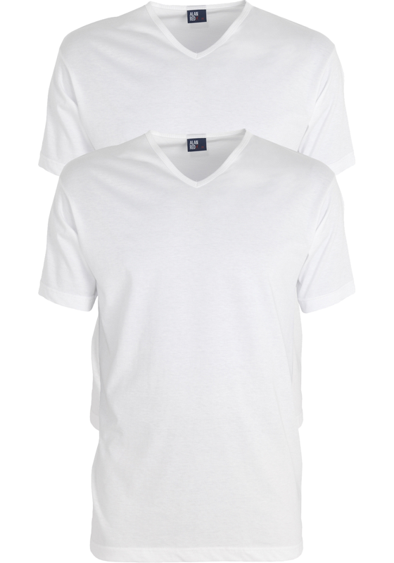 ALAN RED T-shirts Vermont (2-pack), V-hals, wit ALAN RED T-shirts Vermont (2-pack), V-hals, wit