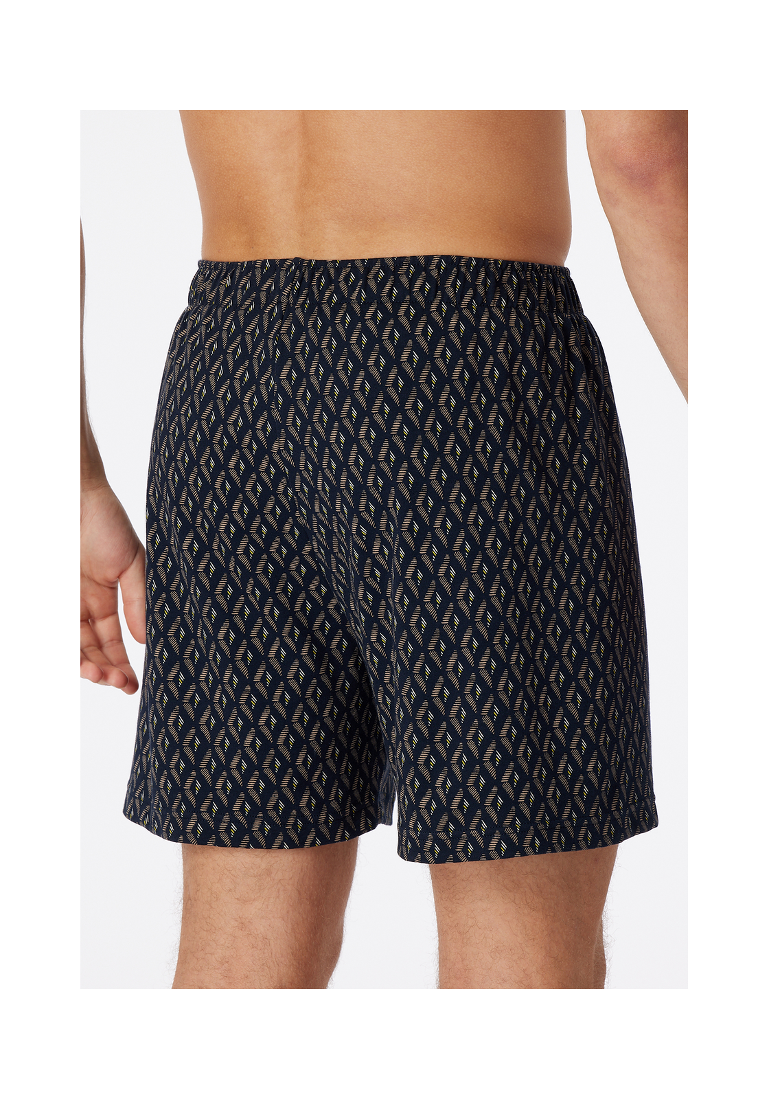 image_4_179081-303_1_1280x1280 SCHIESSER Fine Interlock boxer (1-pack), heren boxershort bruin-grijs gedessineerd
