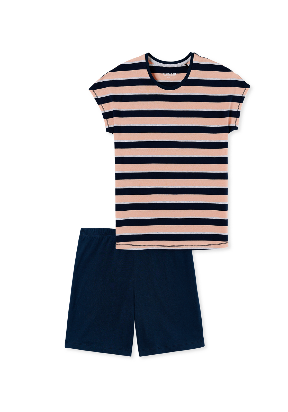 image_2_181253-904_2_1280x1280 SCHIESSER Casual Essentials pyjamaset, dames pyjama short veelkleurig