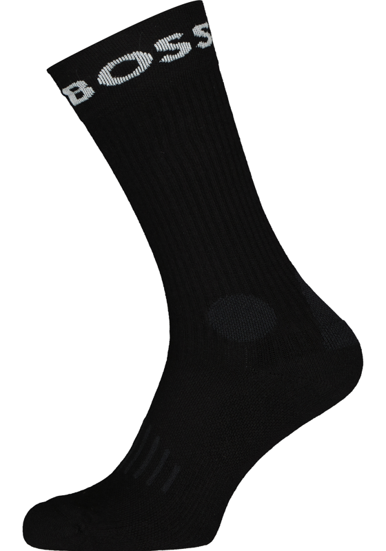 BOSS Sport Logo (2-pack), heren sportsokken katoen, zwart BOSS Sport Logo (2-pack), heren sportsokken katoen, zwart
