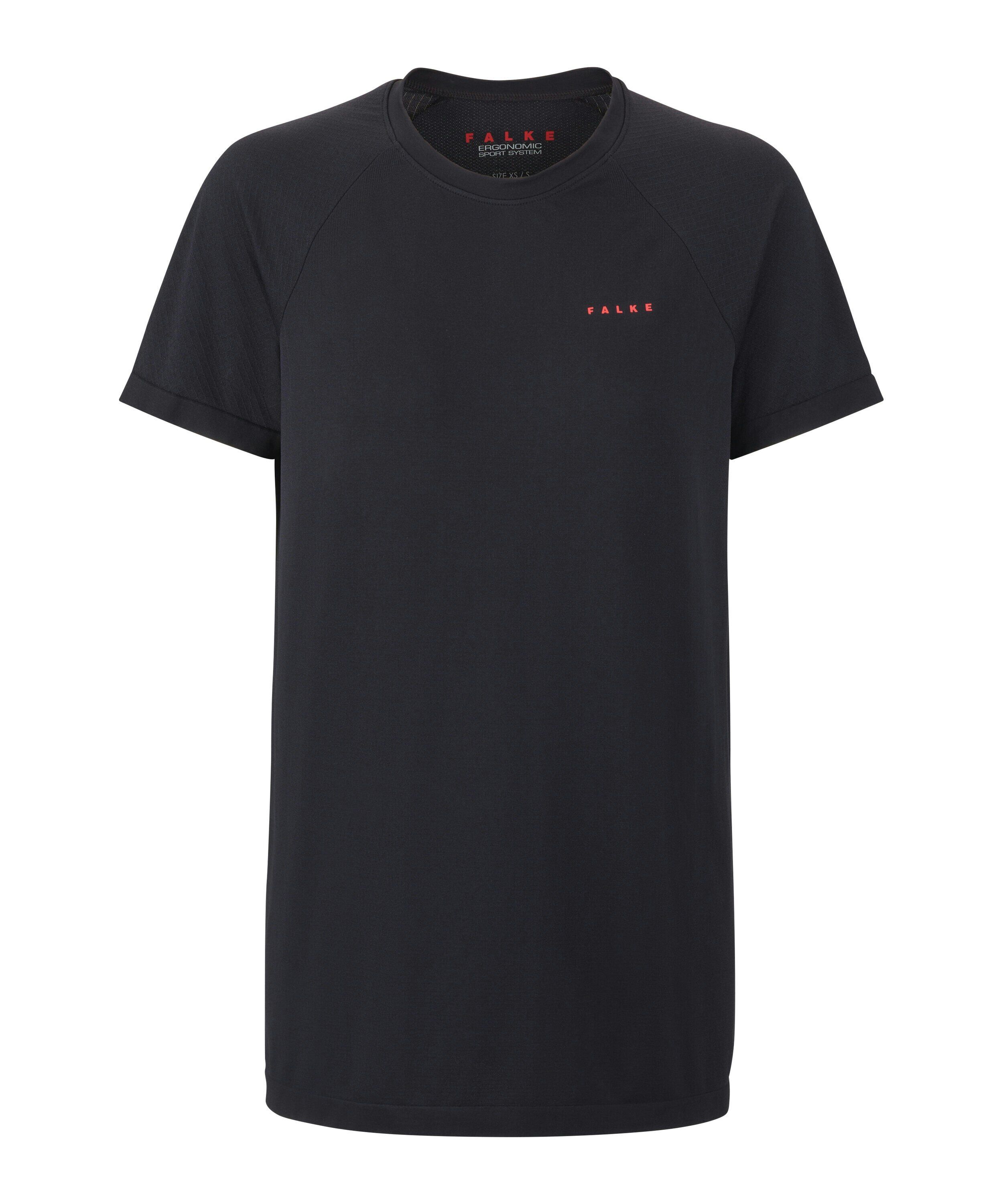 FALKE dames training T-shirt, zwart (black)