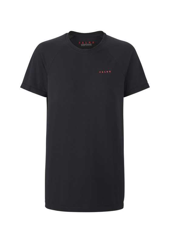 FALKE dames training T-shirt, zwart (black) FALKE dames training T-shirt, zwart (black)