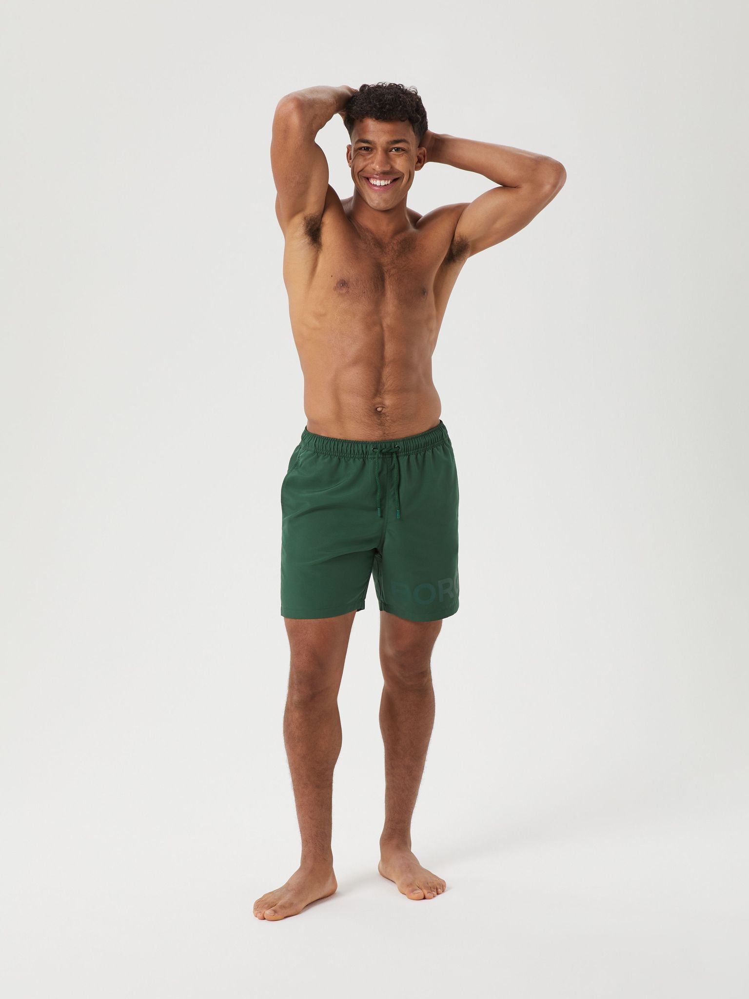Bjorn Borg Swim Shorts, heren zwembroek, groen