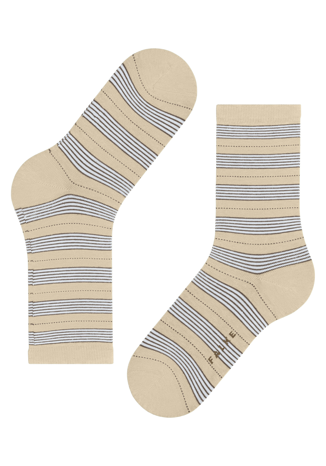 FALKE Stripe Uniform damessokken, creme (cream) FALKE Stripe Uniform damessokken, creme (cream)
