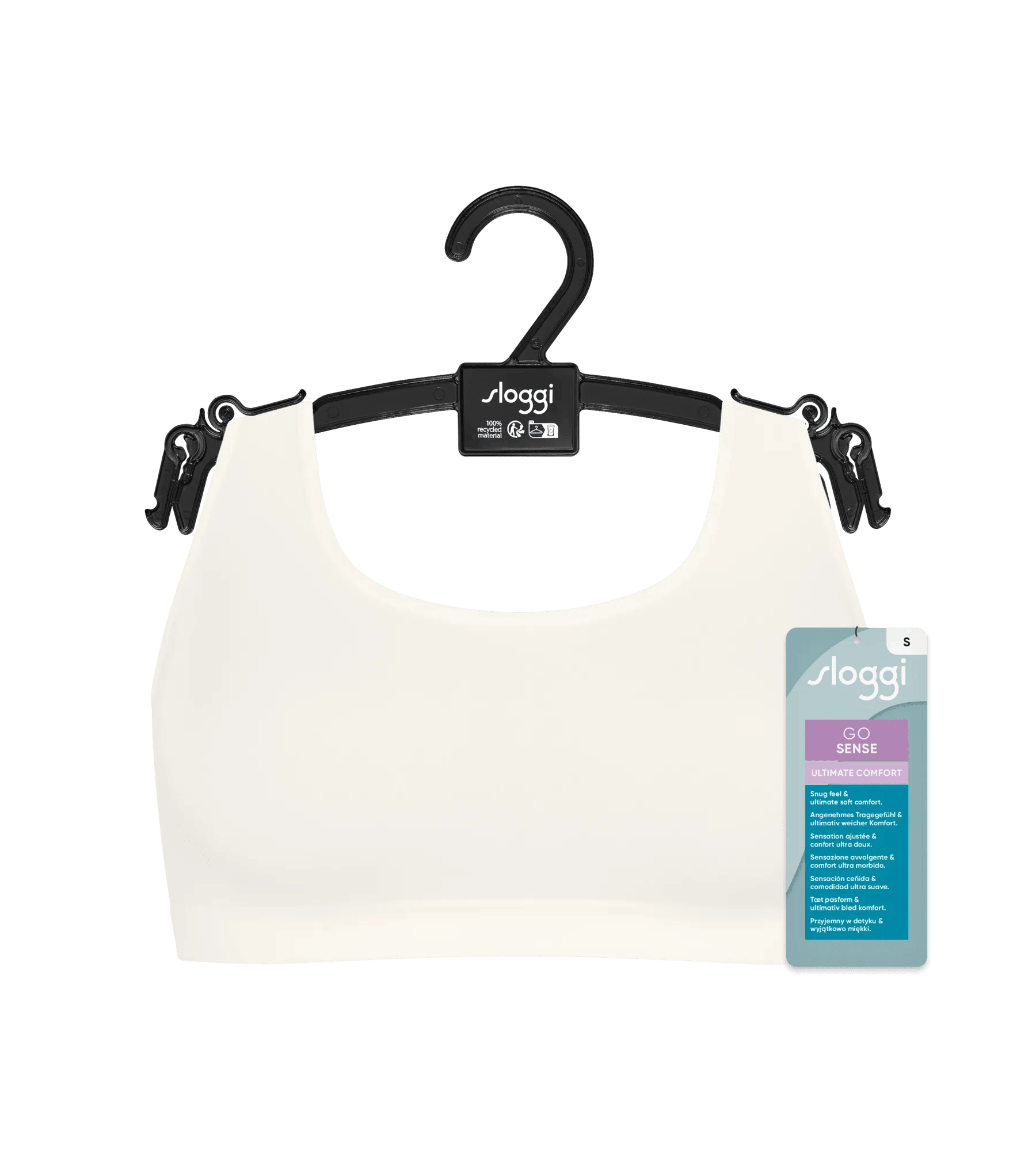 Sloggi Women GO Sense Top, bralette, wit
