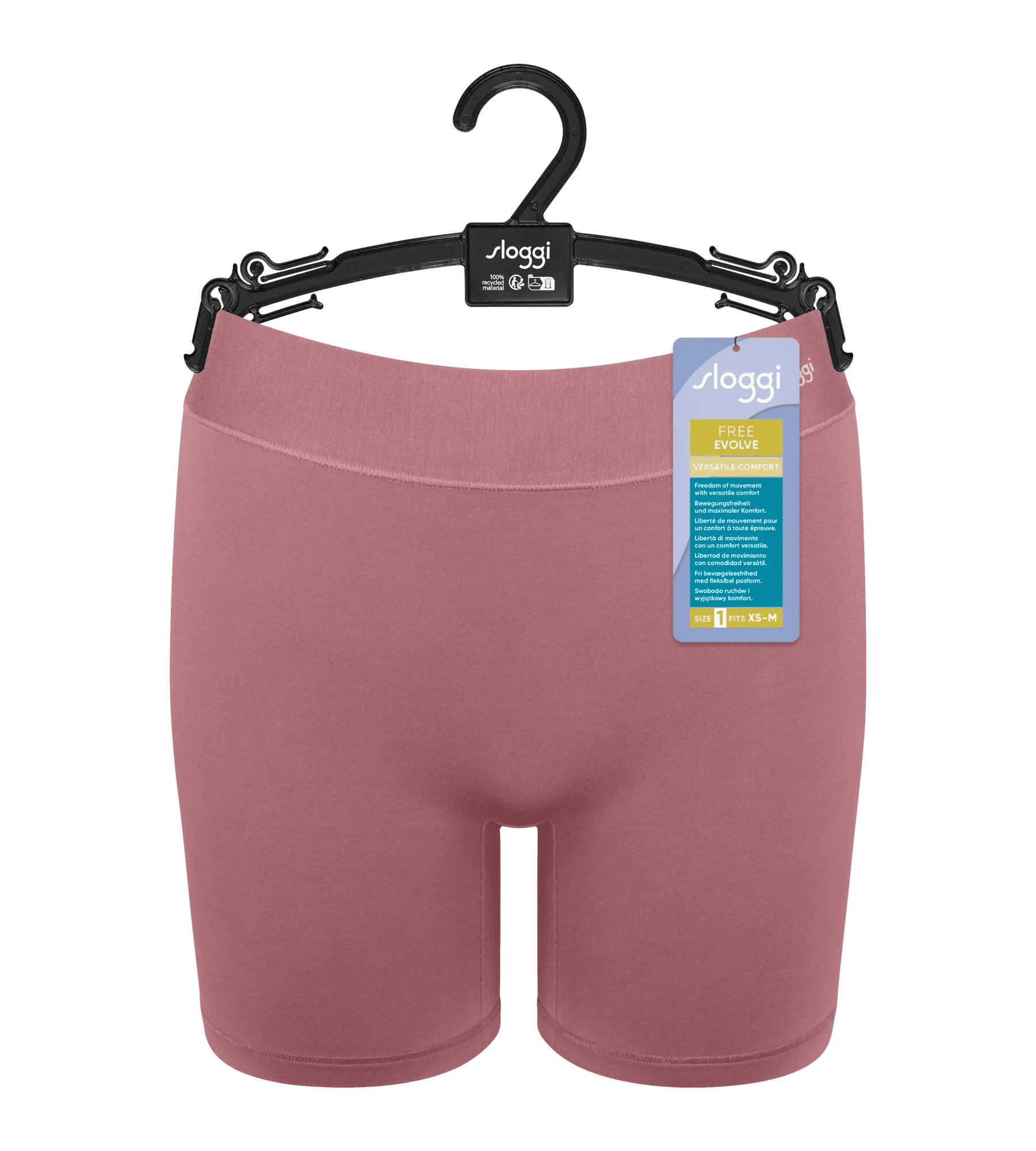 Sloggi Women FREE Evolve Cyclist (1-pack), dames boxer, oudroze