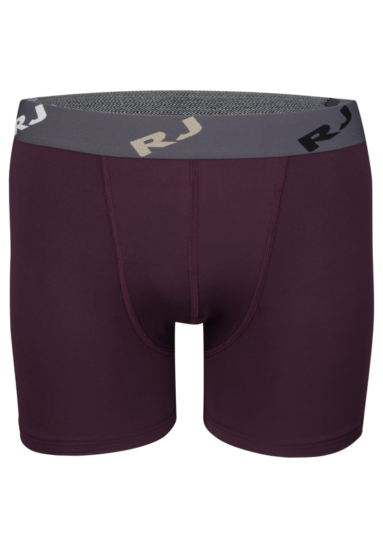 RJ Bodywear Pure Color boxershort (1-pack), heren boxer lang, microfiber, aubergine RJ Bodywear Pure Color boxershort (1-pack), heren boxer lang, microfiber, aubergine
