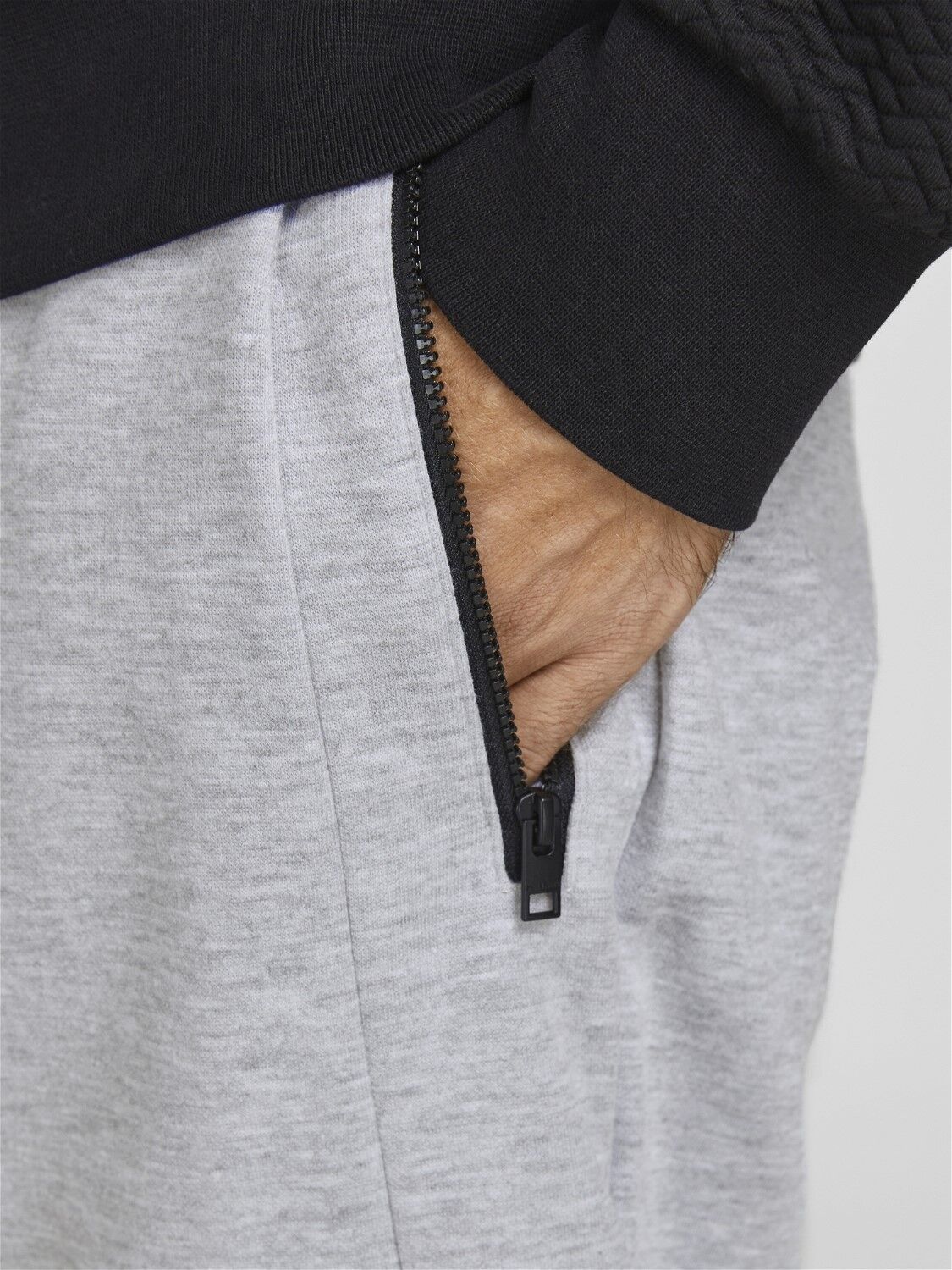 JACK & JONES Will Air Sweat Pants regular fit, heren joggingbroek, lichtgrijs melange