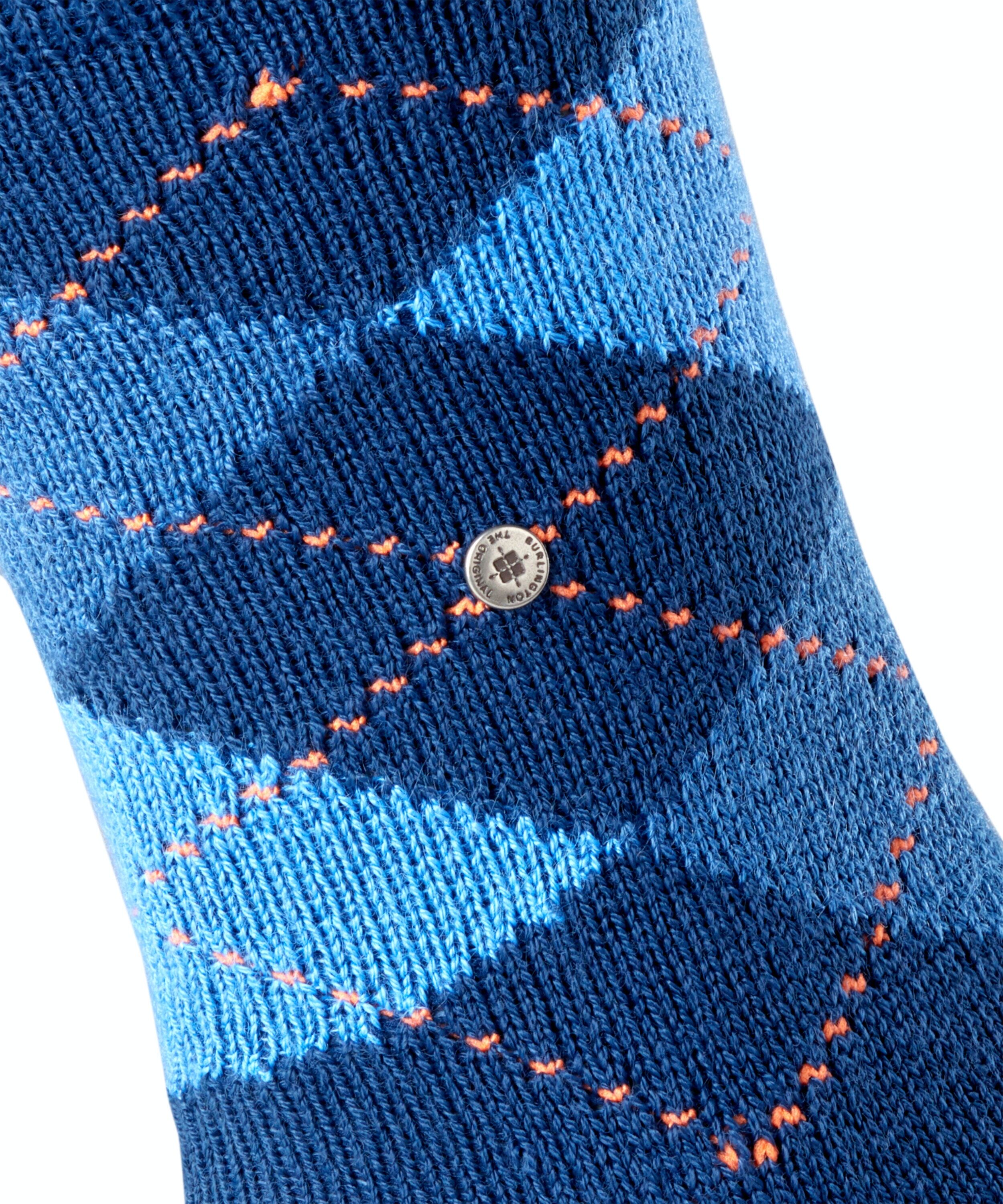 Burlington Preston herensokken, blauw (royal blue)