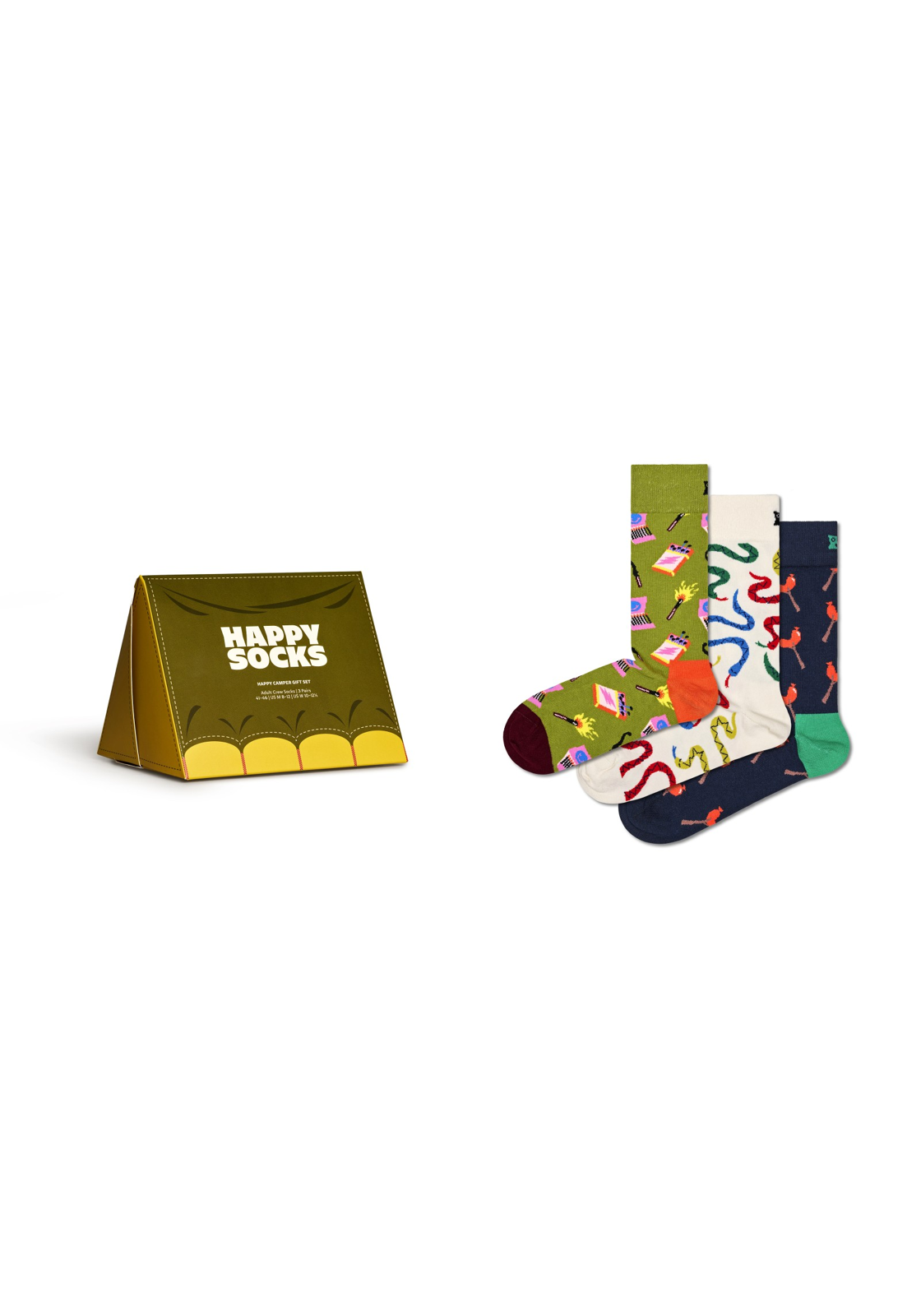 image_2_1126029_none_p000311_s Happy Socks Happy Camper Socks Gift Set (3-pack), unisex sokken in cadeauverpakking