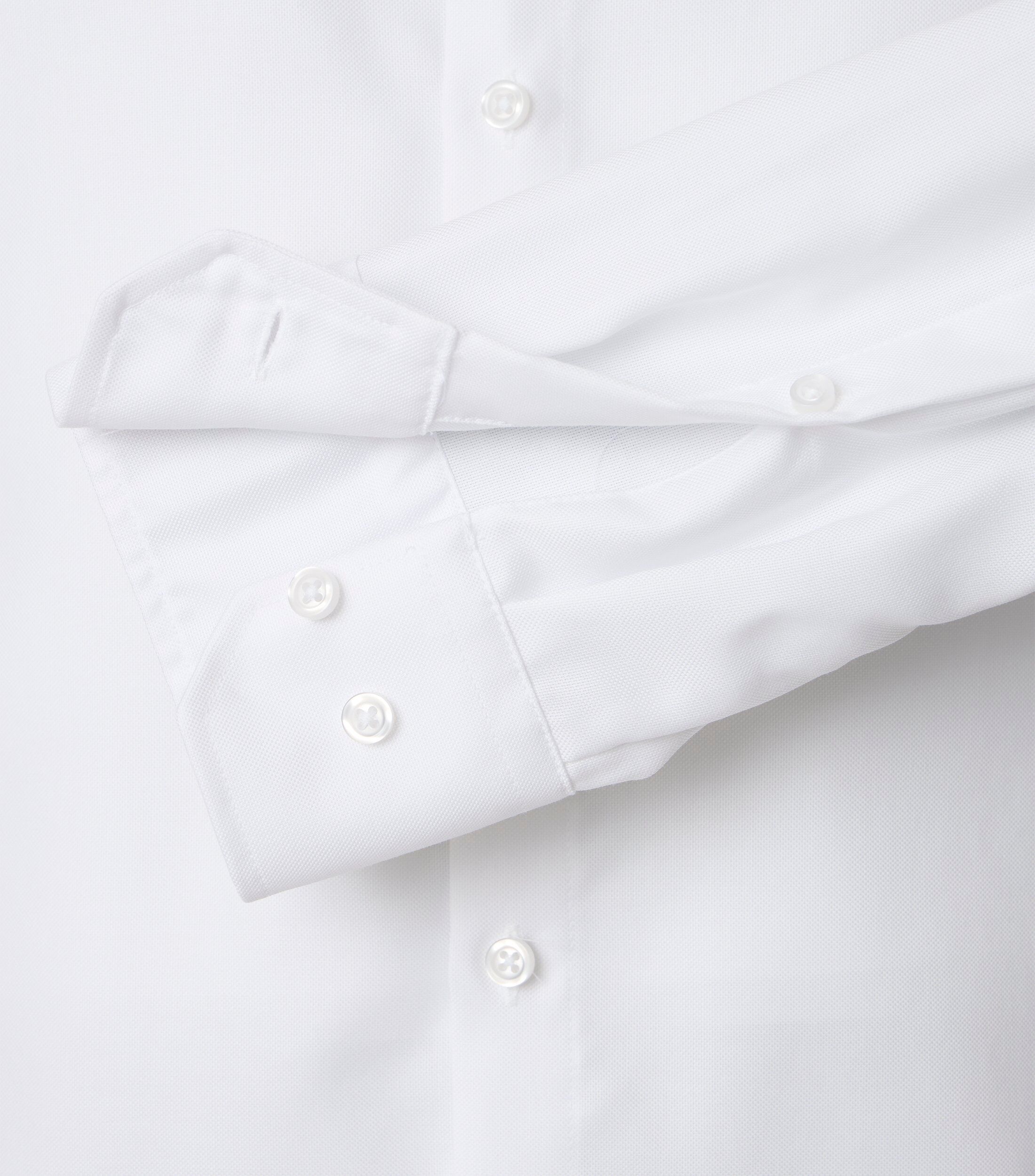 VENTI modern fit overhemd, Oxford, wit - 144321500-000