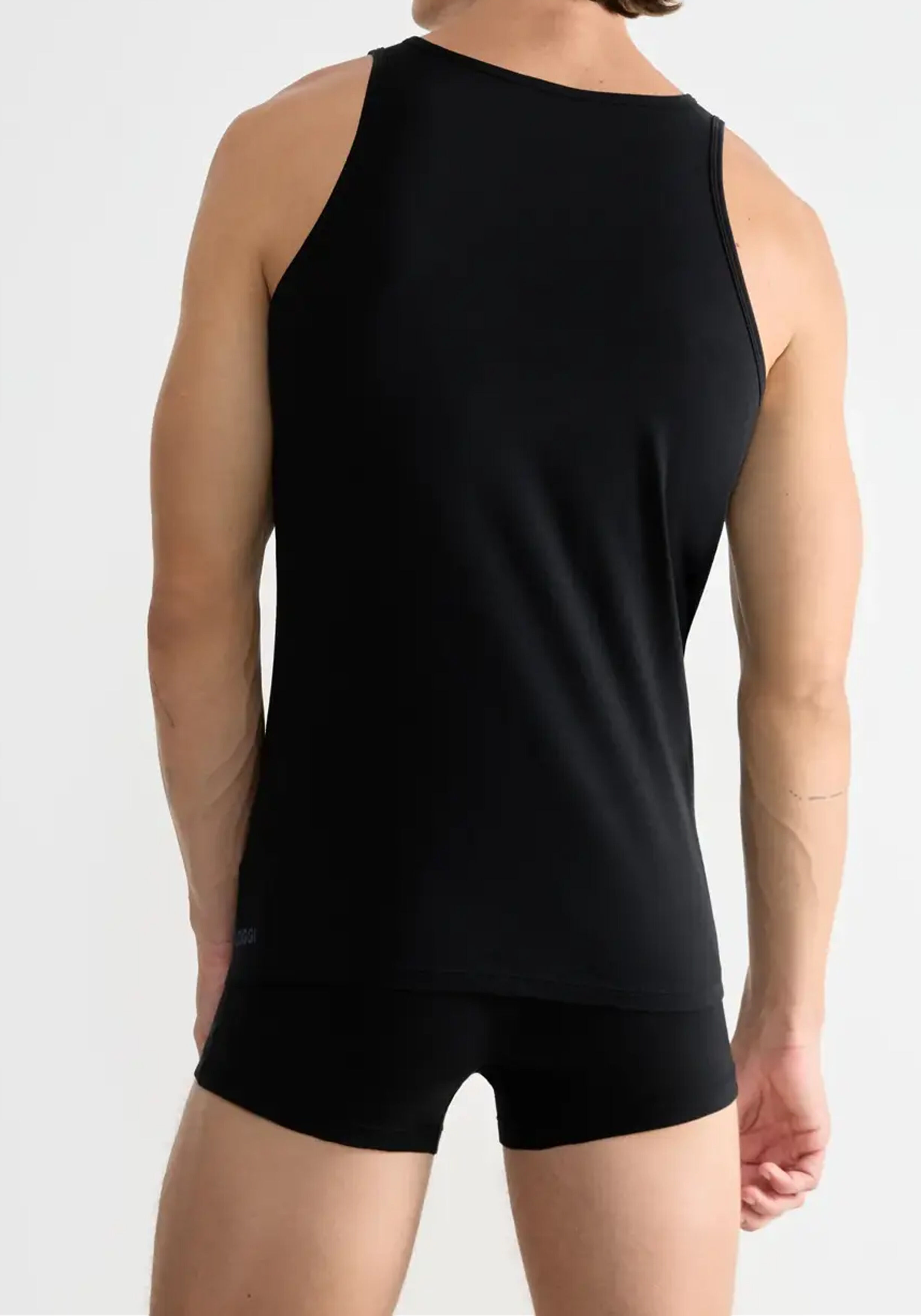 Sloggi Men GO ABC 2.0 Tank Top, heren mouwloos T-shirt (2-pack), zwart