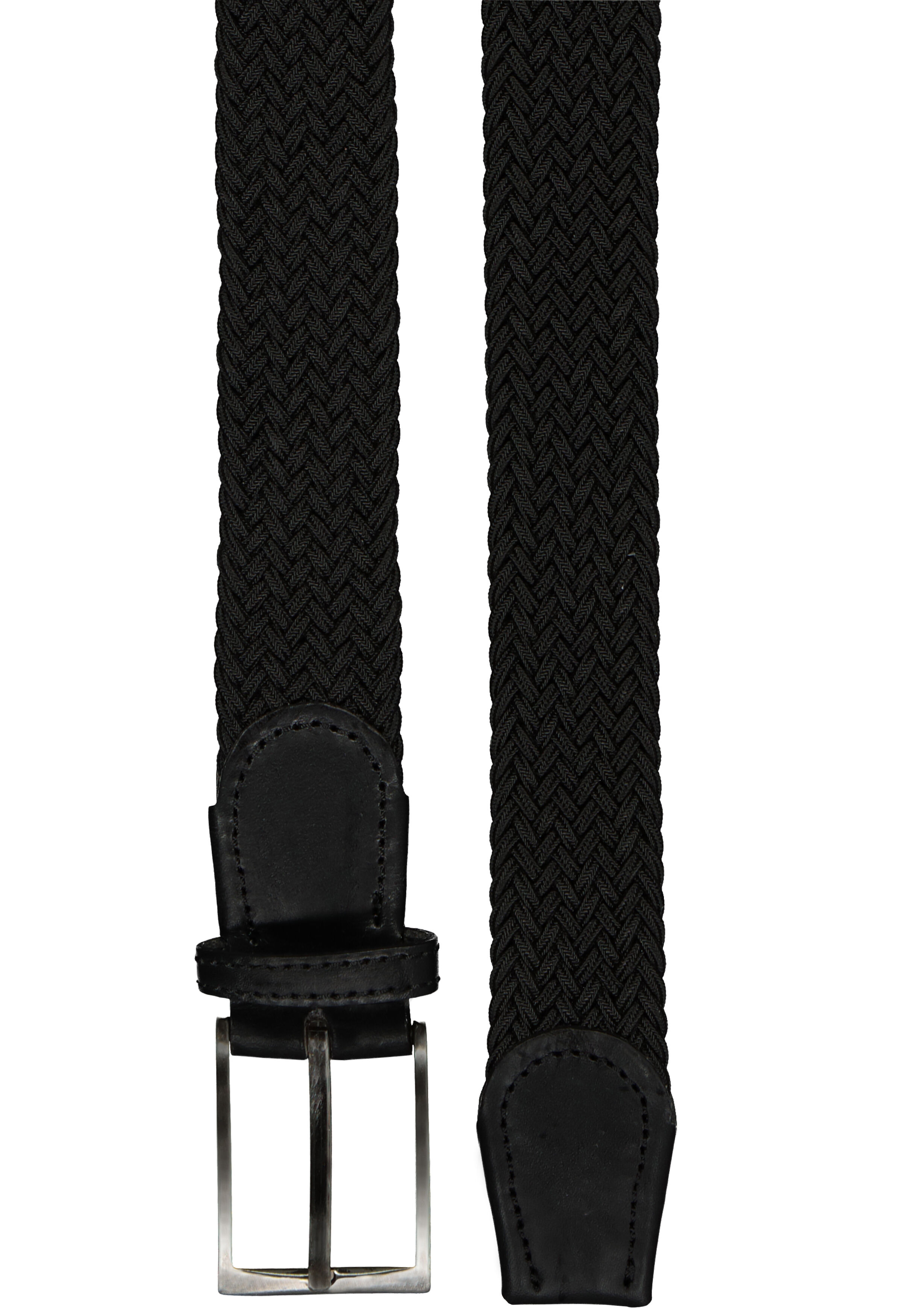 LINDENMANN elastische heren riem, zwart