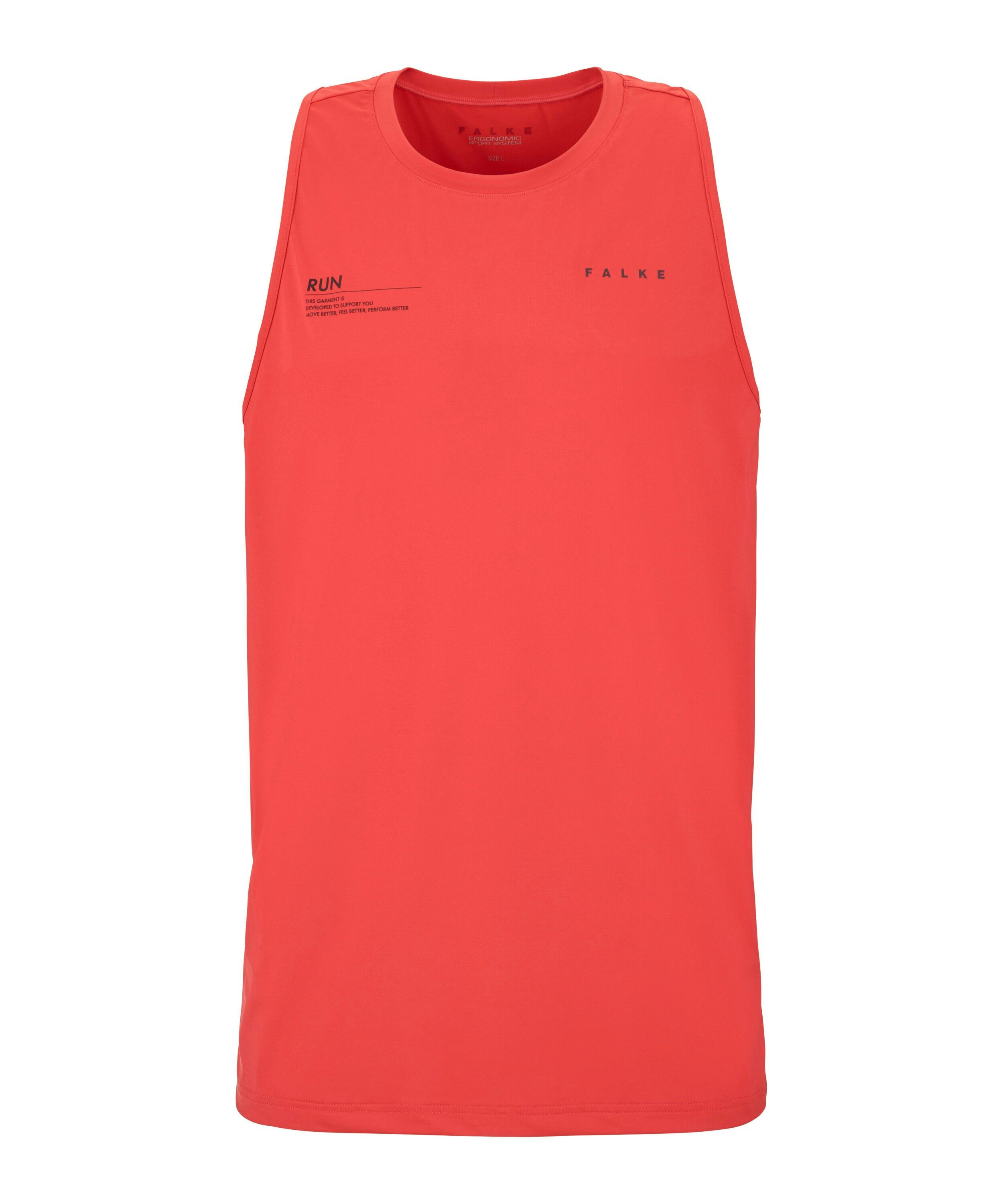 FALKE heren running top, rood (bloody mary)