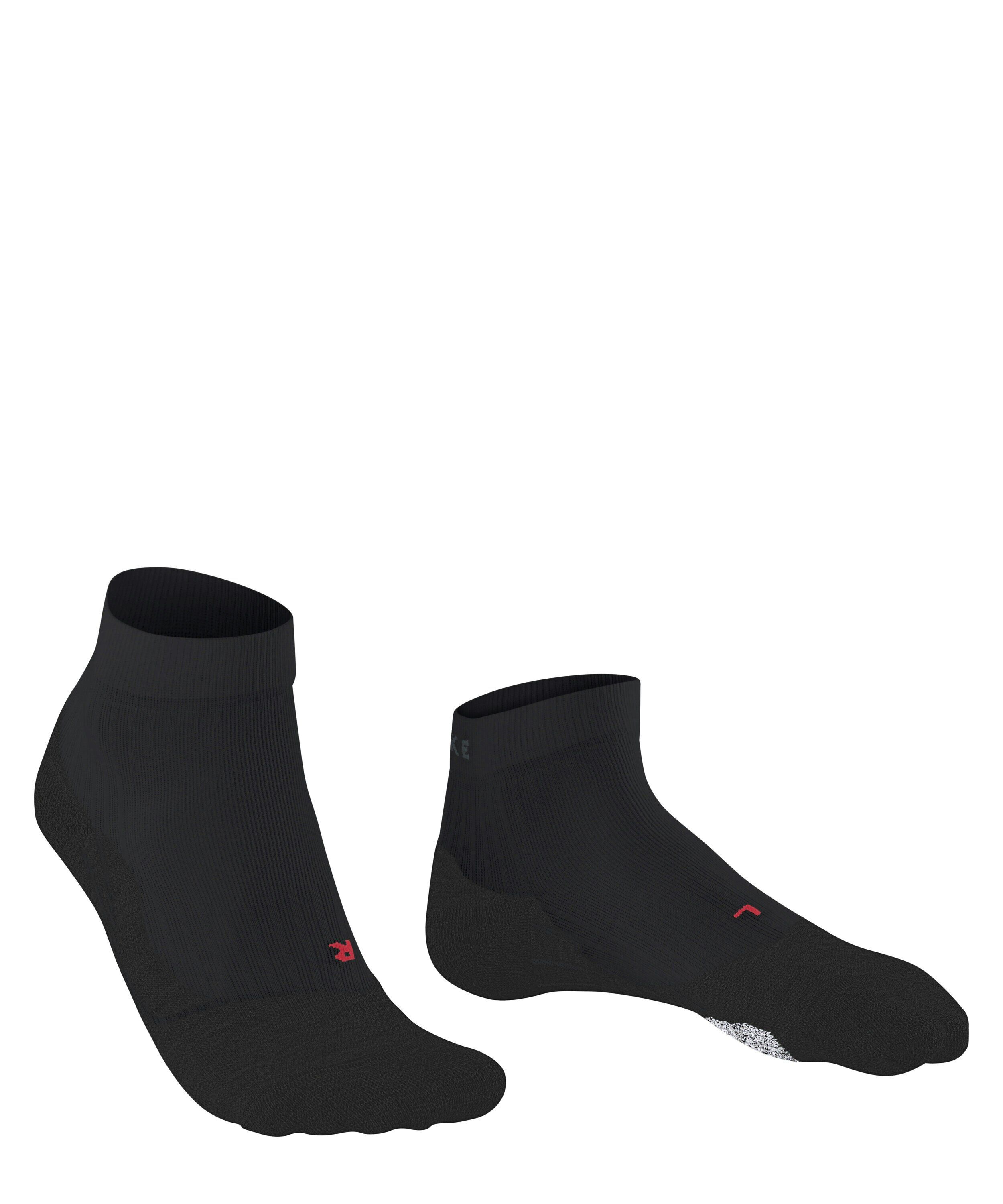 FALKE PL4 Short damessokken kort, zwart (black)