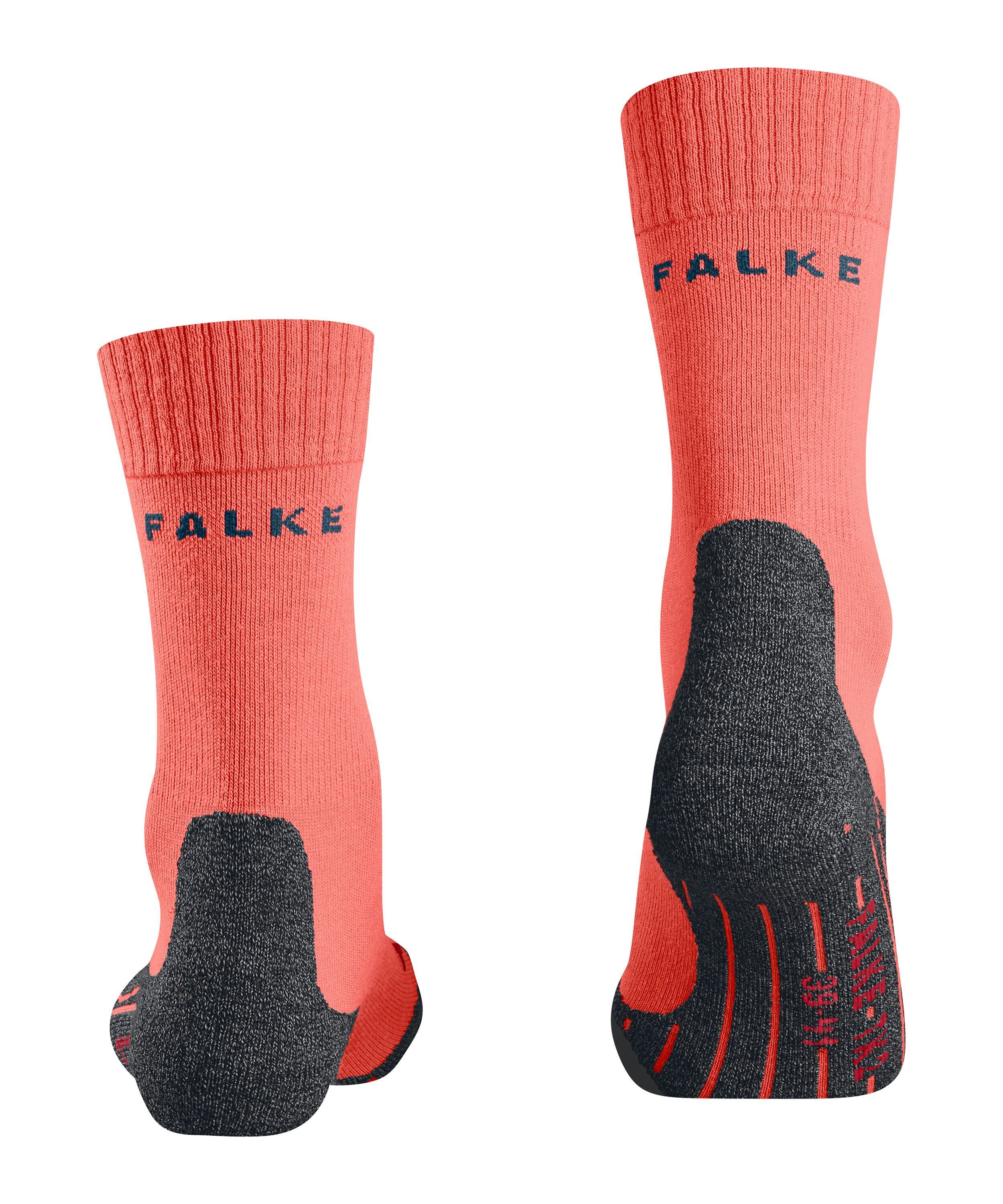 FALKE TK2 Explore dames trekking sokken, koraaloranje 
