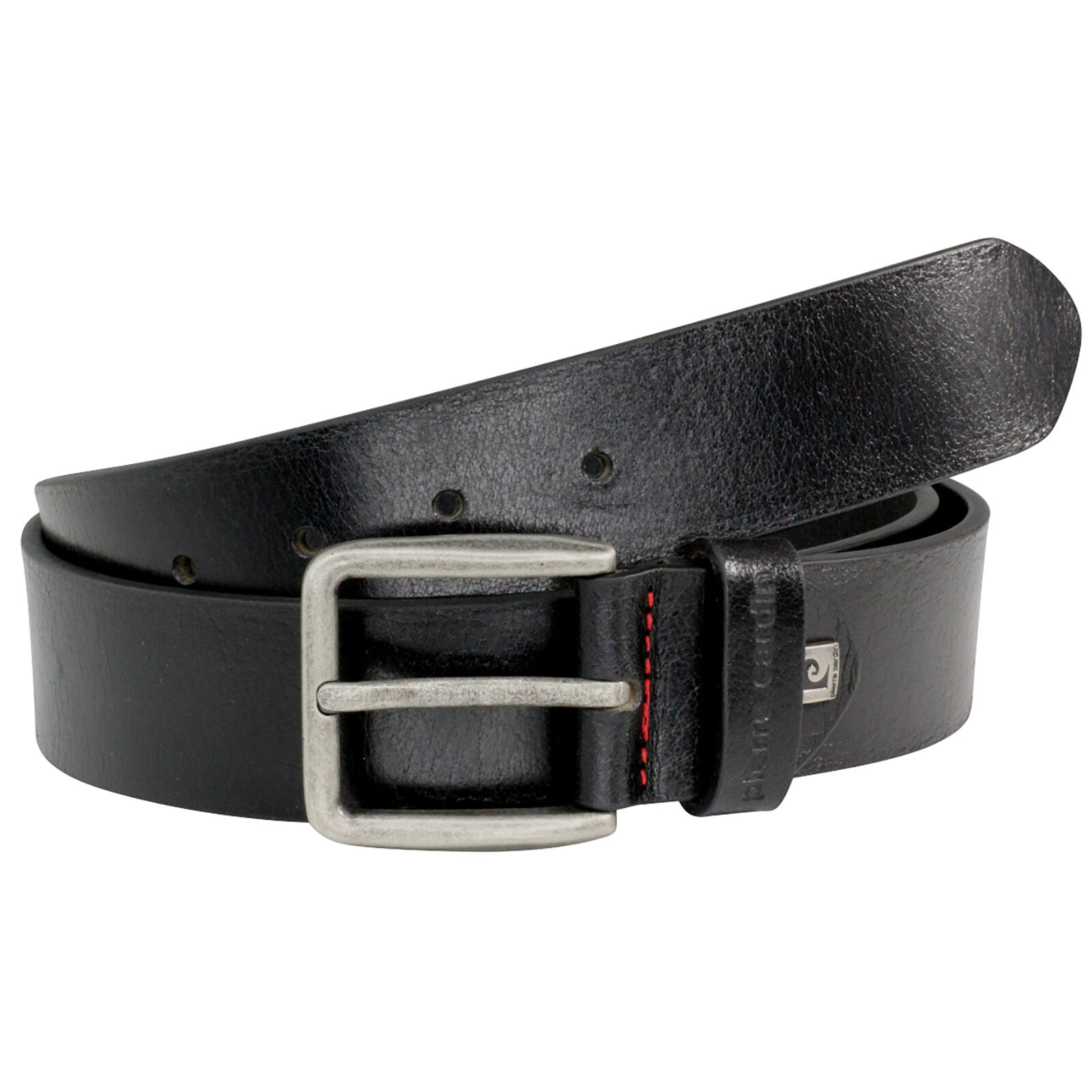 PIERRE CARDIN leren heren riem, zwart