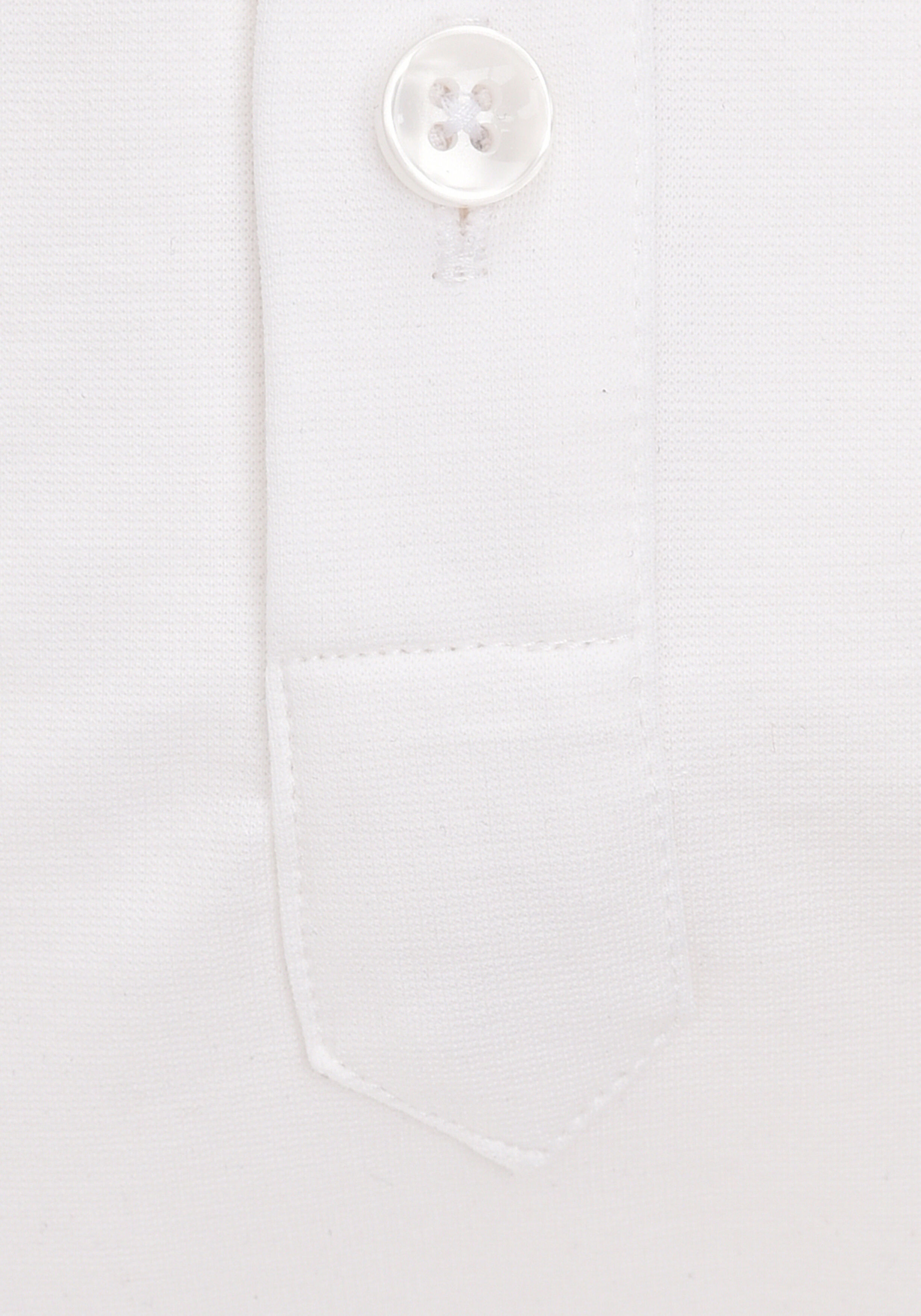 Ledub slim fit polo overhemd, tricot, jersey, wit