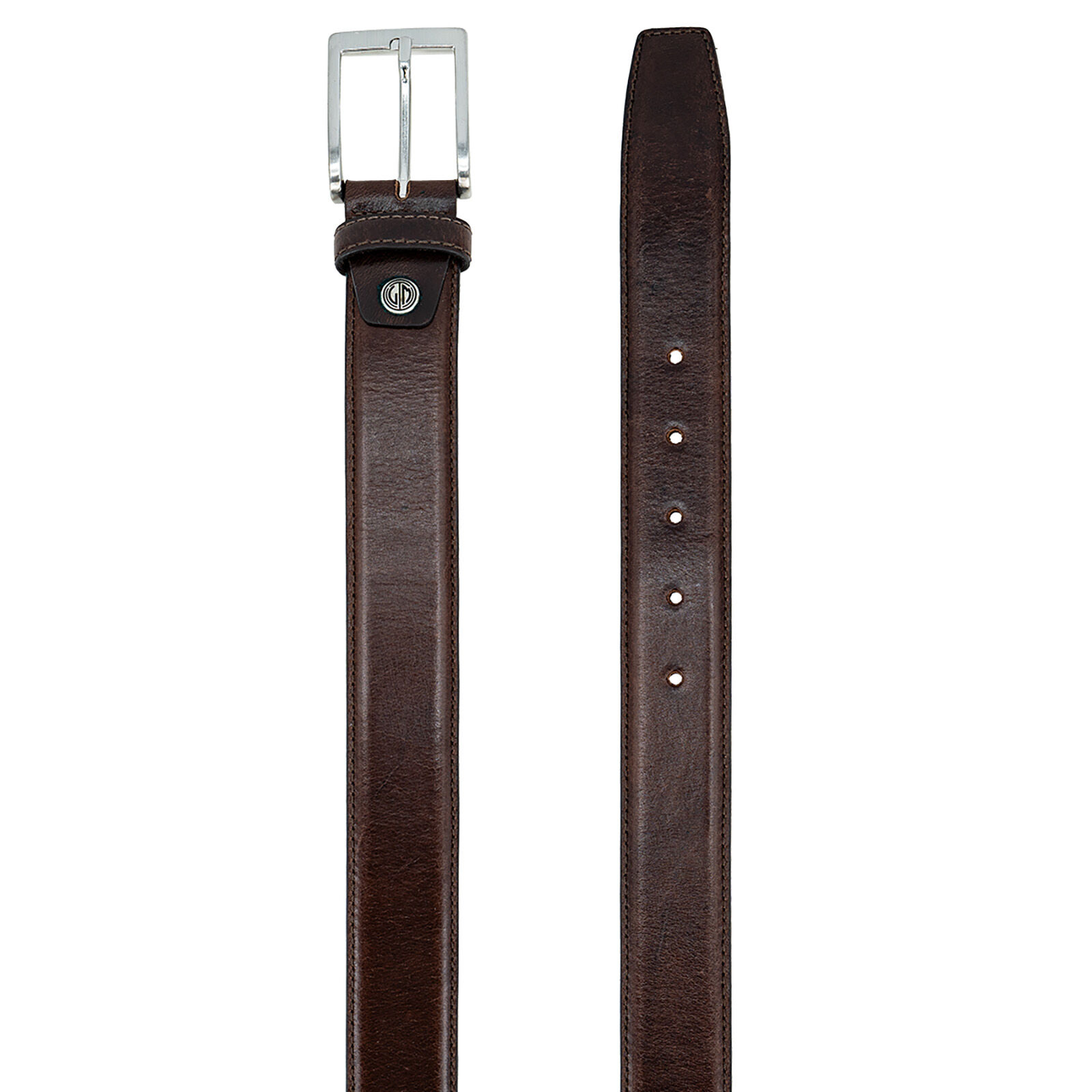 LINDENMANN leren heren riem, bruin